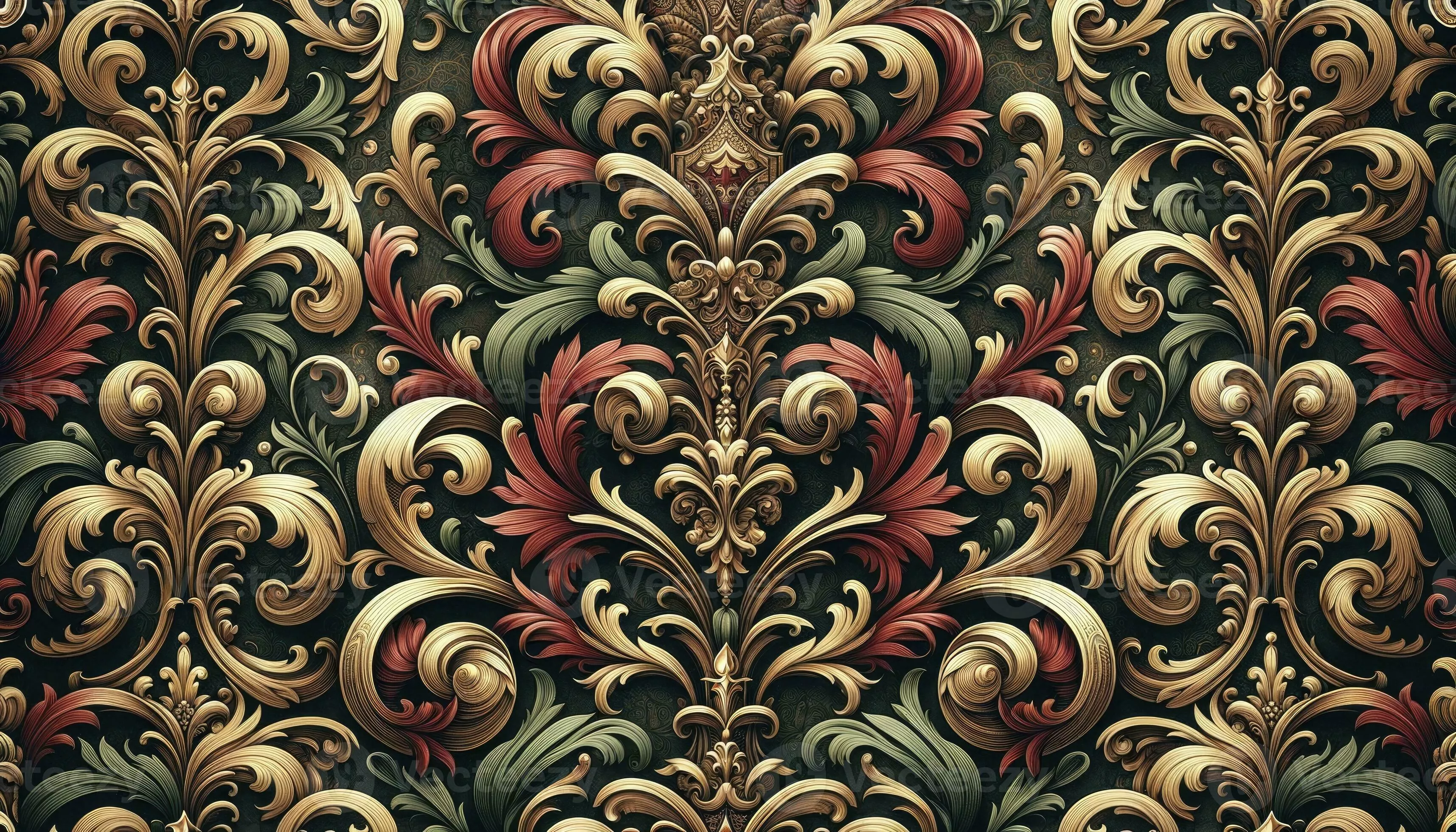lavish Victorian Gothic pattern