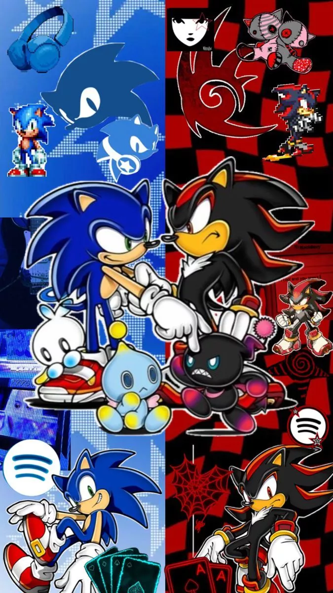 Sonic x shadow wallpaper i think idk