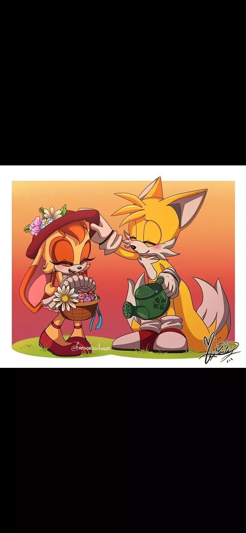 HD tails x cream wallpaper