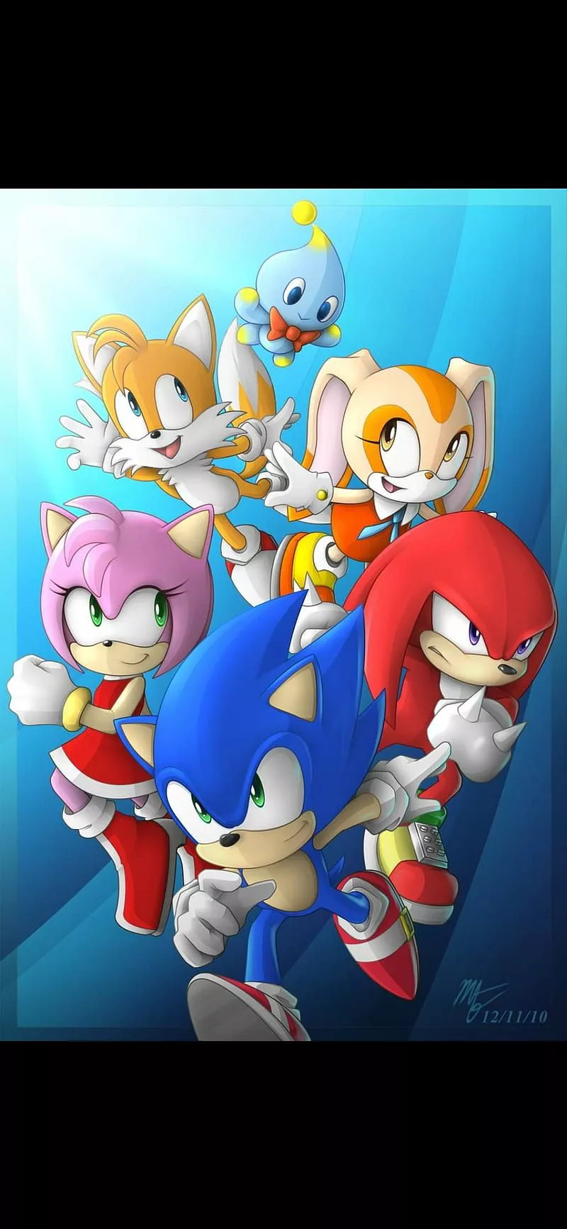 HD amy cream and tails wallpaper