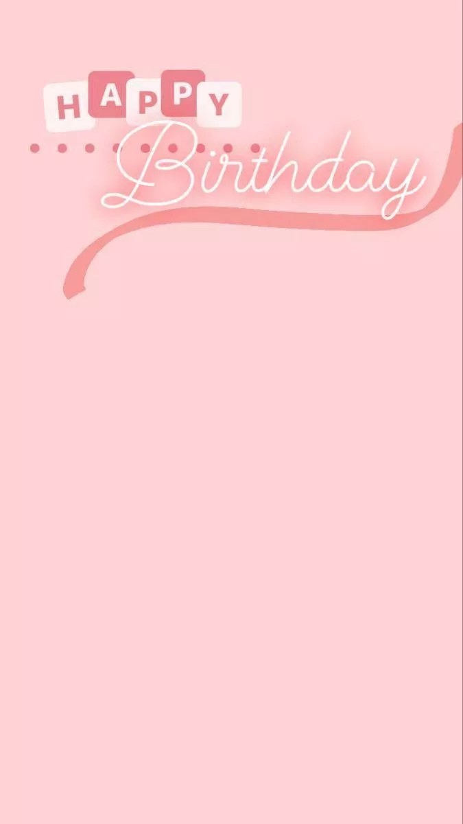 Aesthetic Happy Birthday Wallpaper
