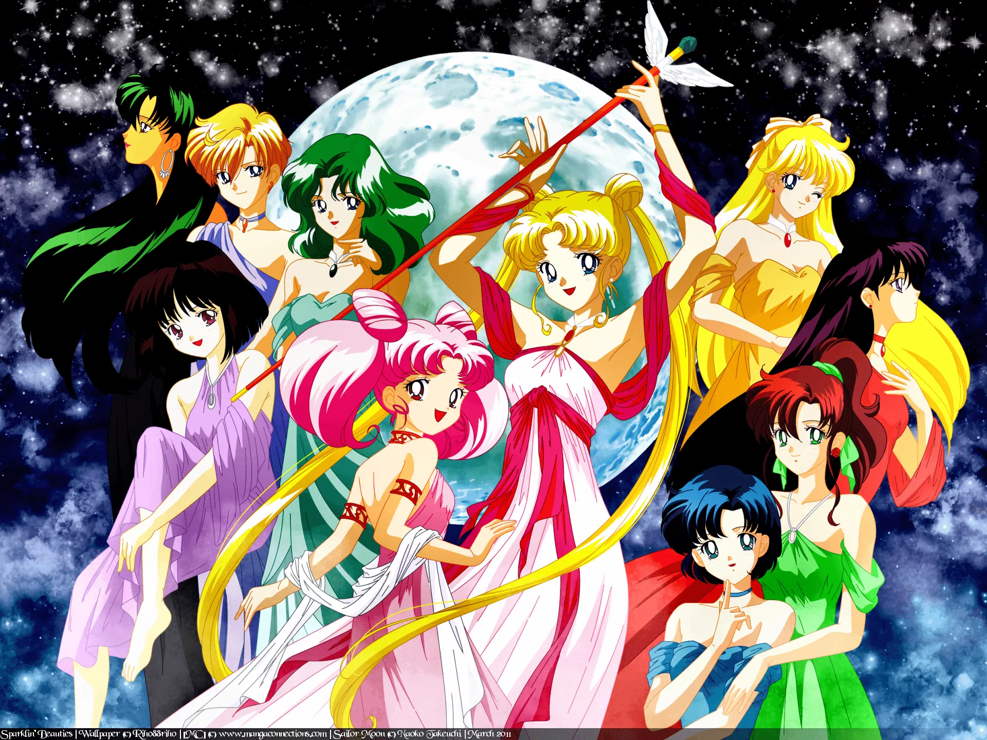Sailor Moon HD Wallpaper: A Celestial