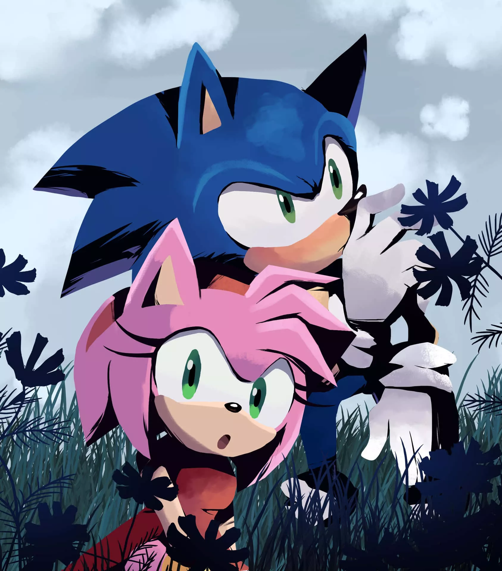 Sonic And Amy Wallpaper
