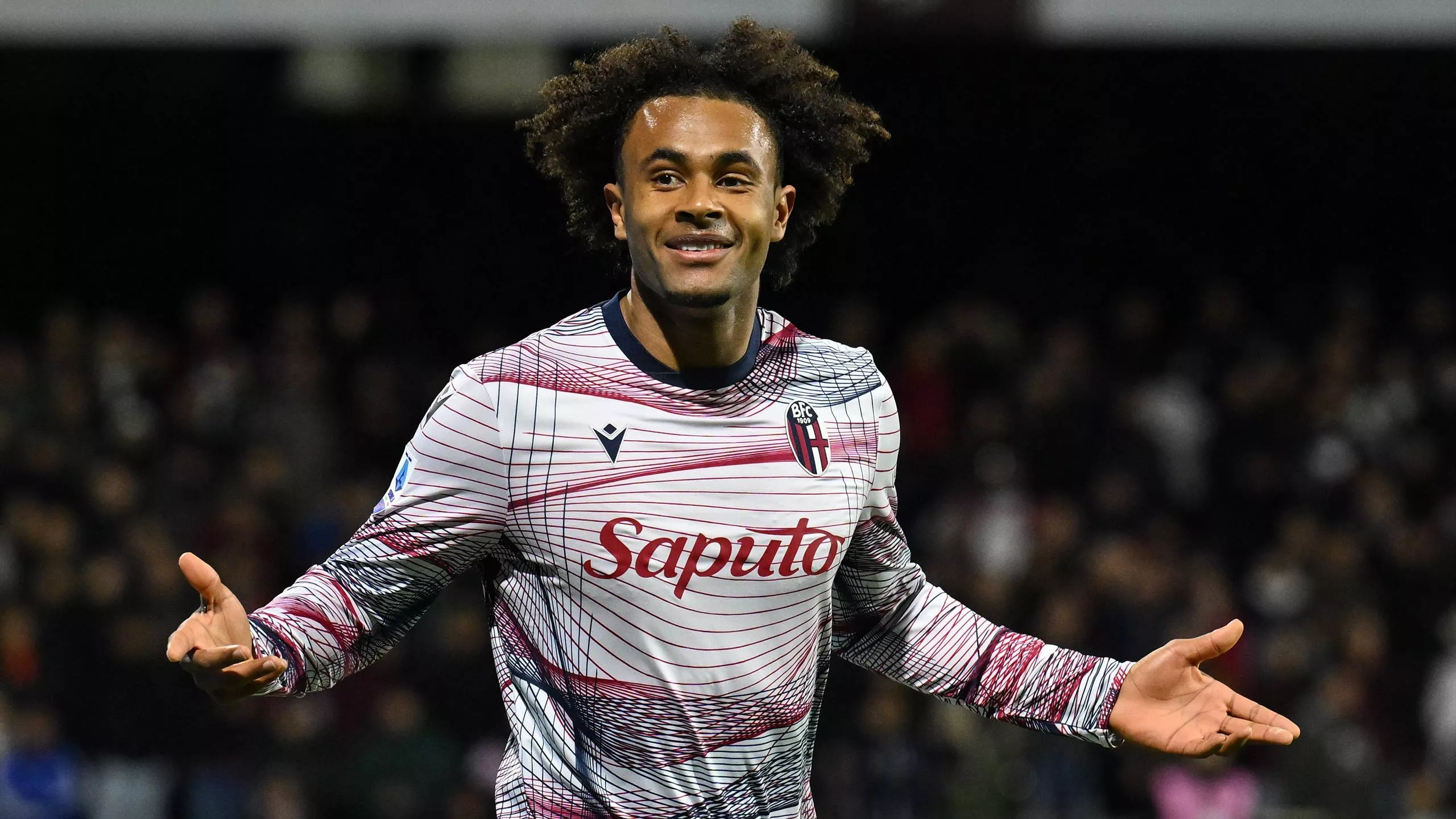 Bologna striker Joshua Zirkzee