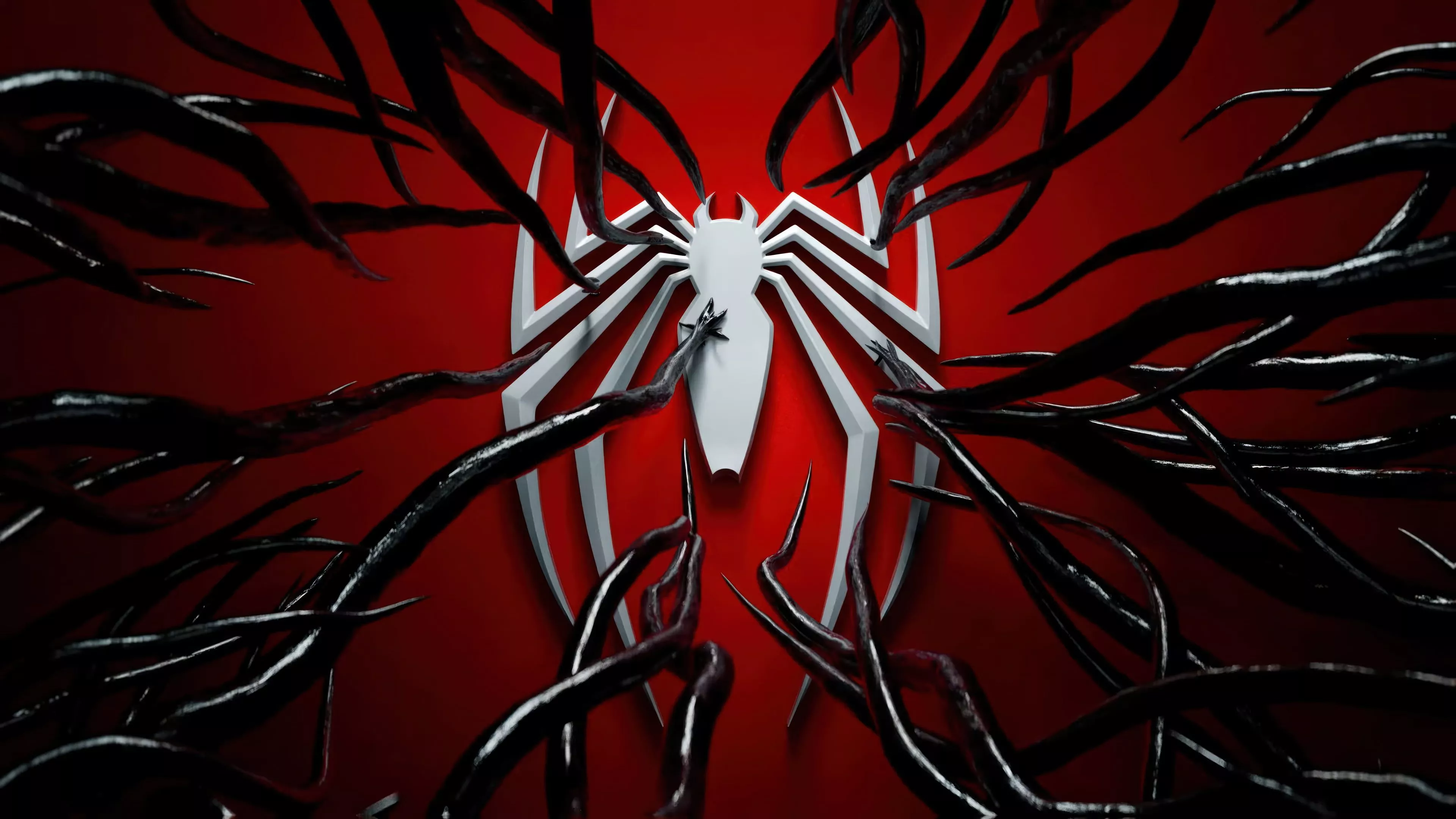 Venom Symbiote Logo 4K Wallpaper