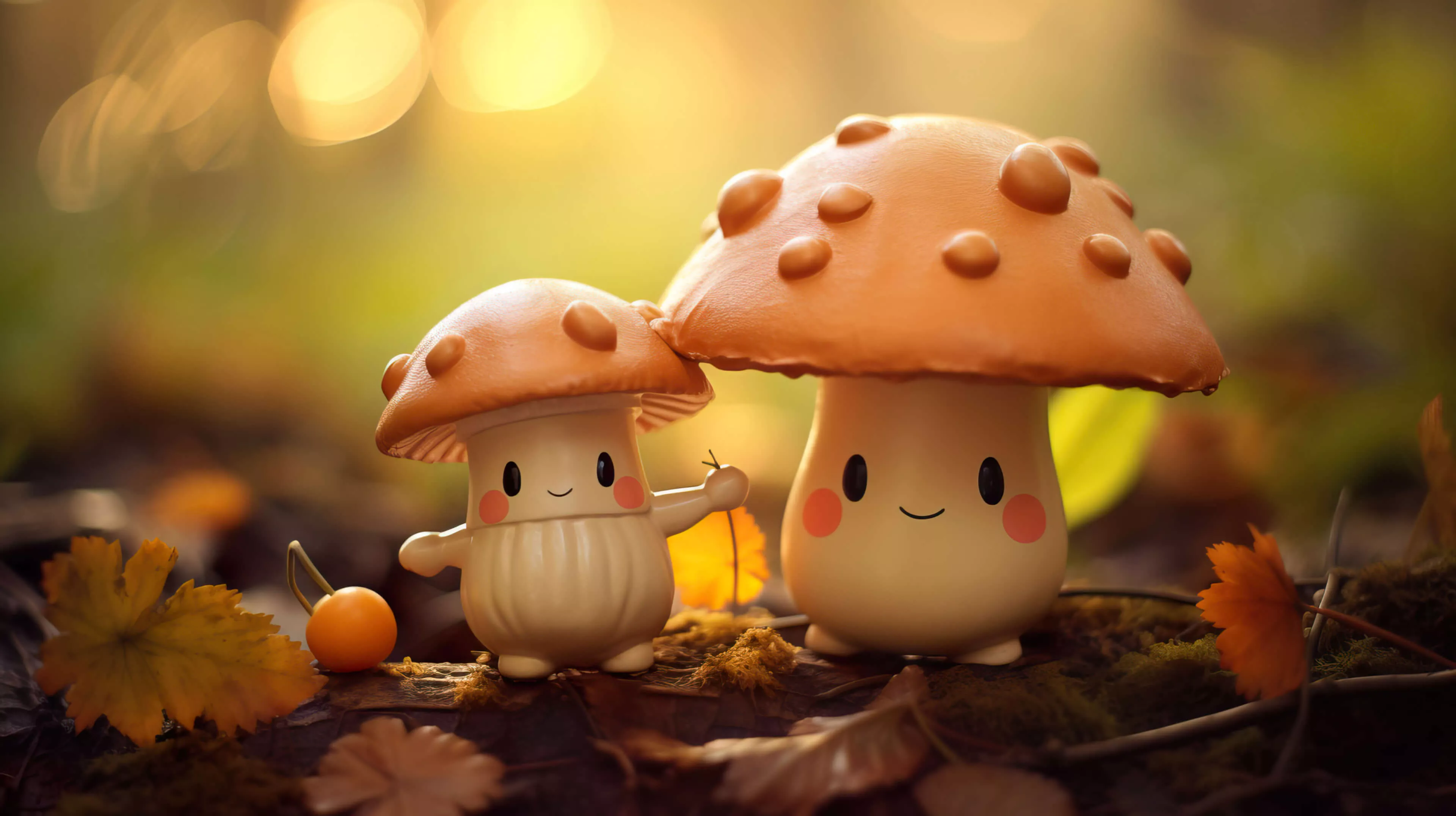 Cute Mushroom Wallpaper, Free, 4k