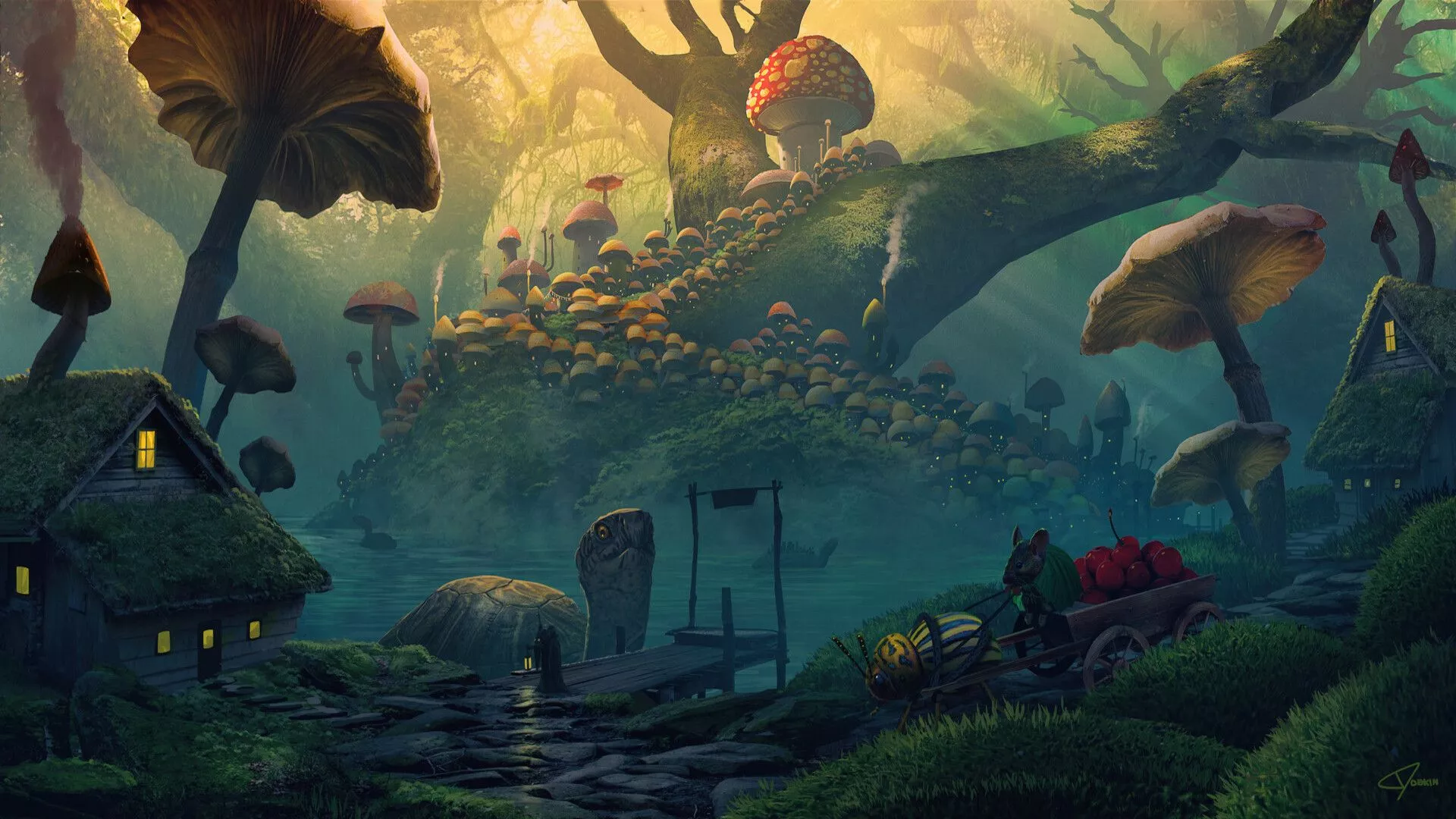 Mouse Mushroom Kingdom Wallpaper, HD