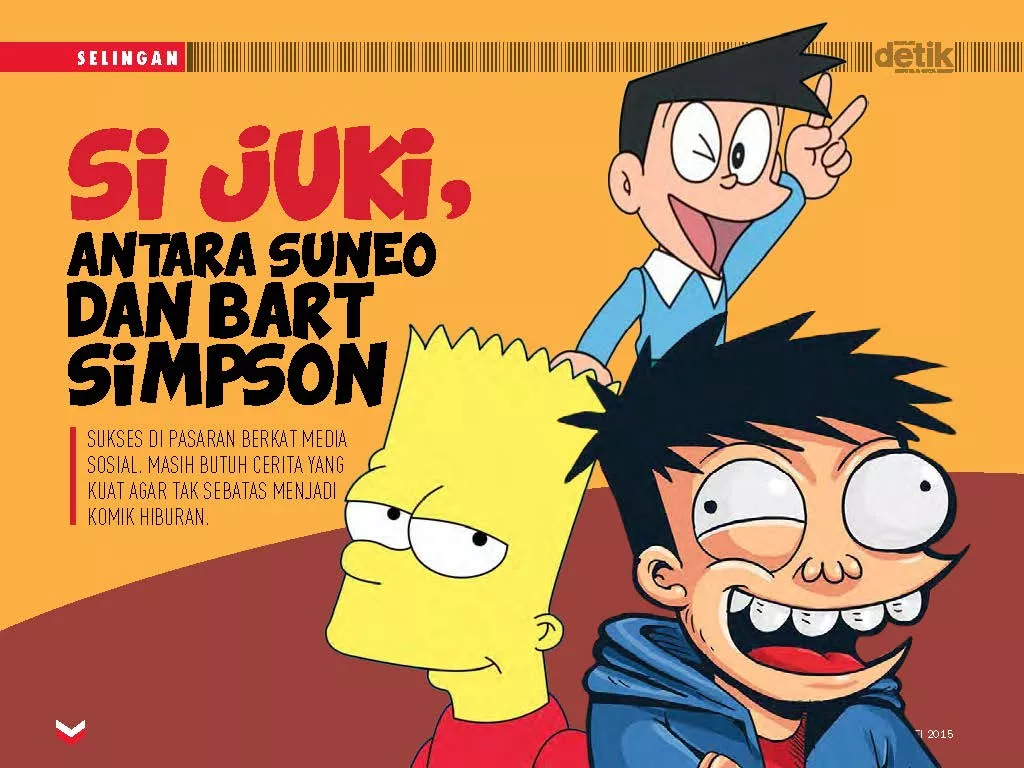 Karakter komik si Juki membintangi