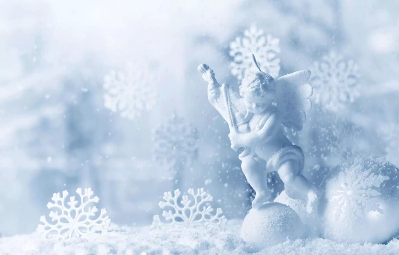Snow Angel Wallpaper
