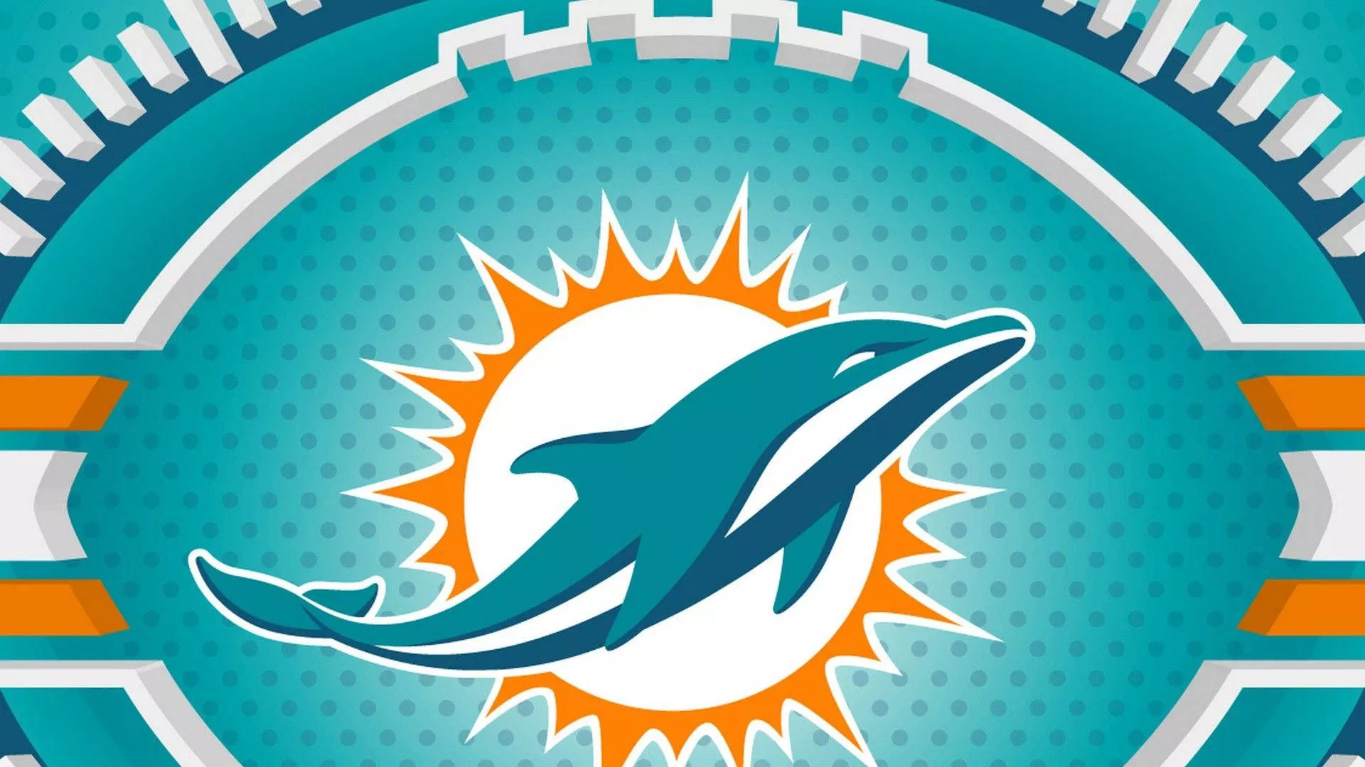 Miami Dolphins Football Pattern
