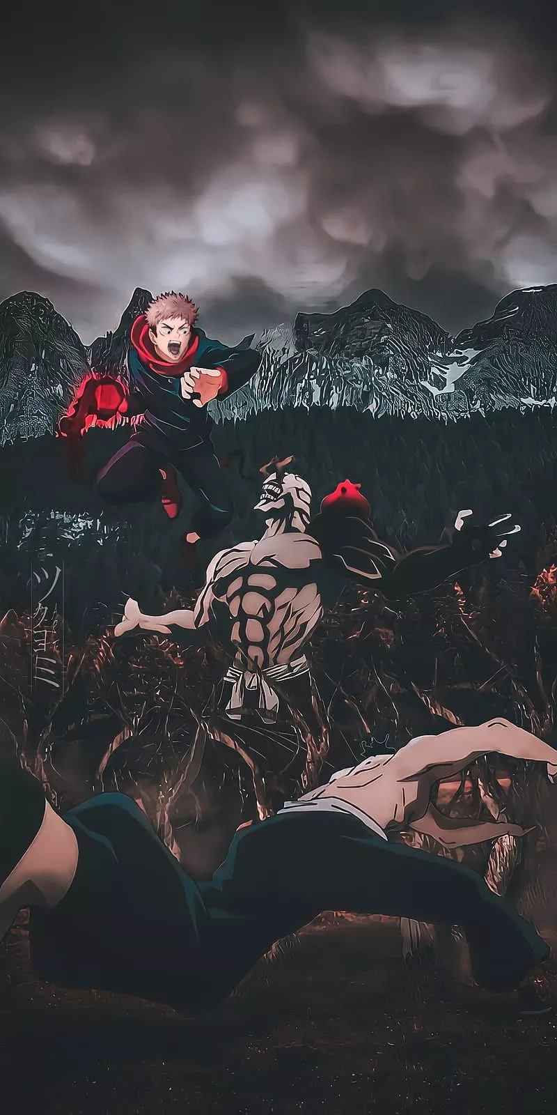 HD hanami and itadori wallpaper