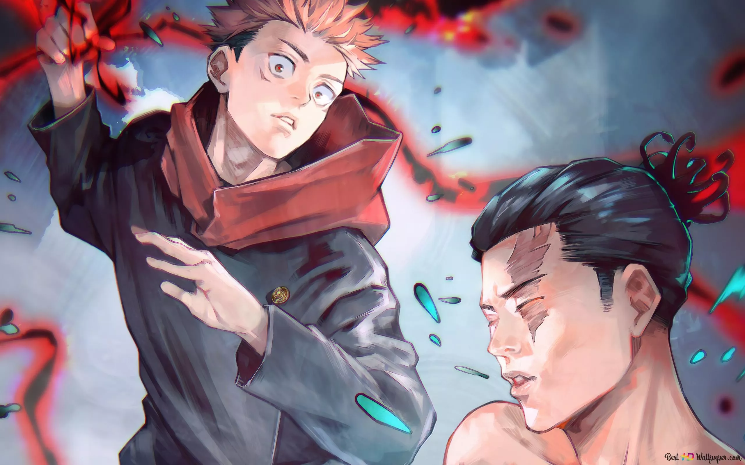 Yuji Itadori & Aoi Todo 4K wallpaper