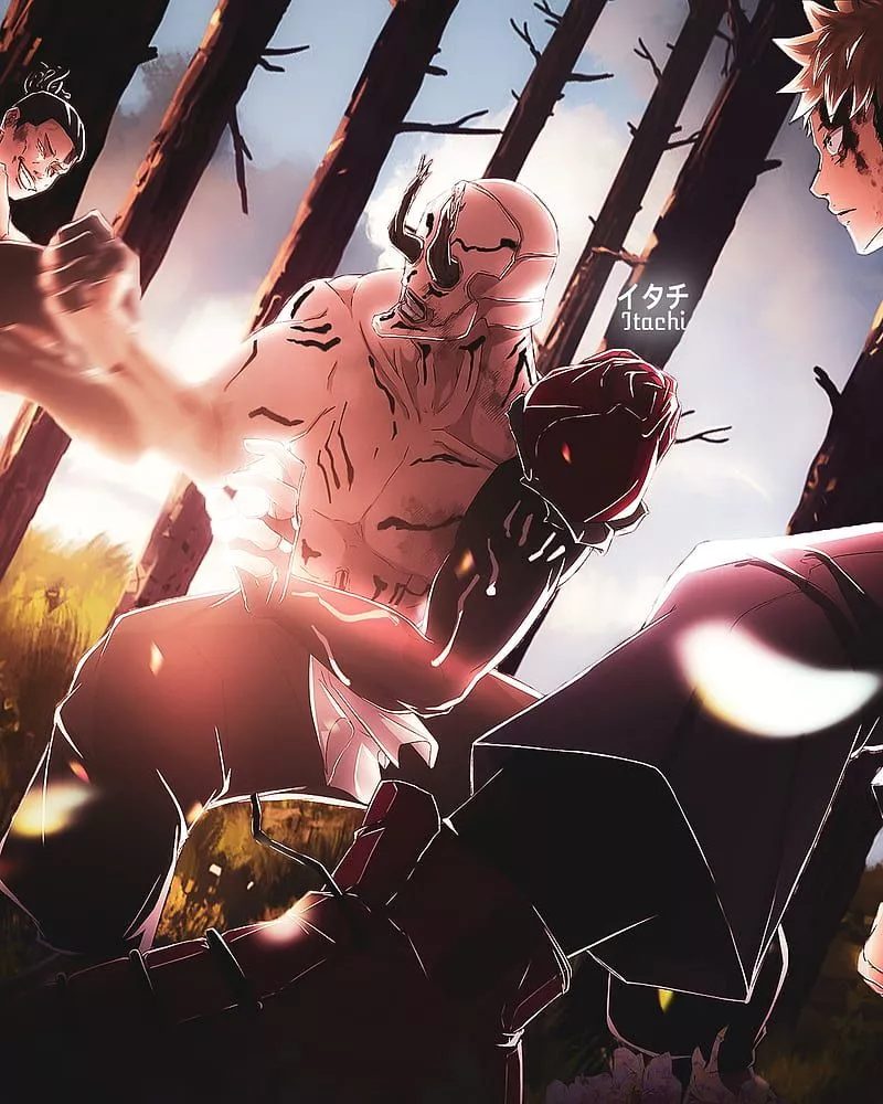 HD hanami and itadori wallpaper