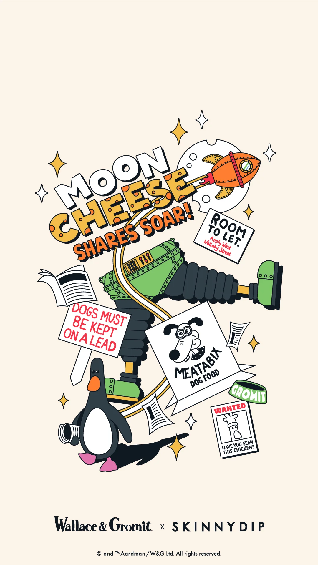 Wallace & Gromit x Skinnydip Phone