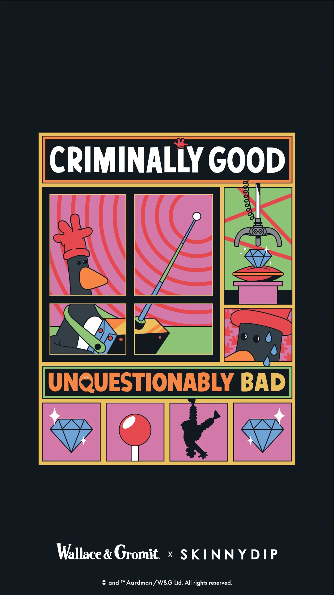 Wallace & Gromit x Skinnydip Phone