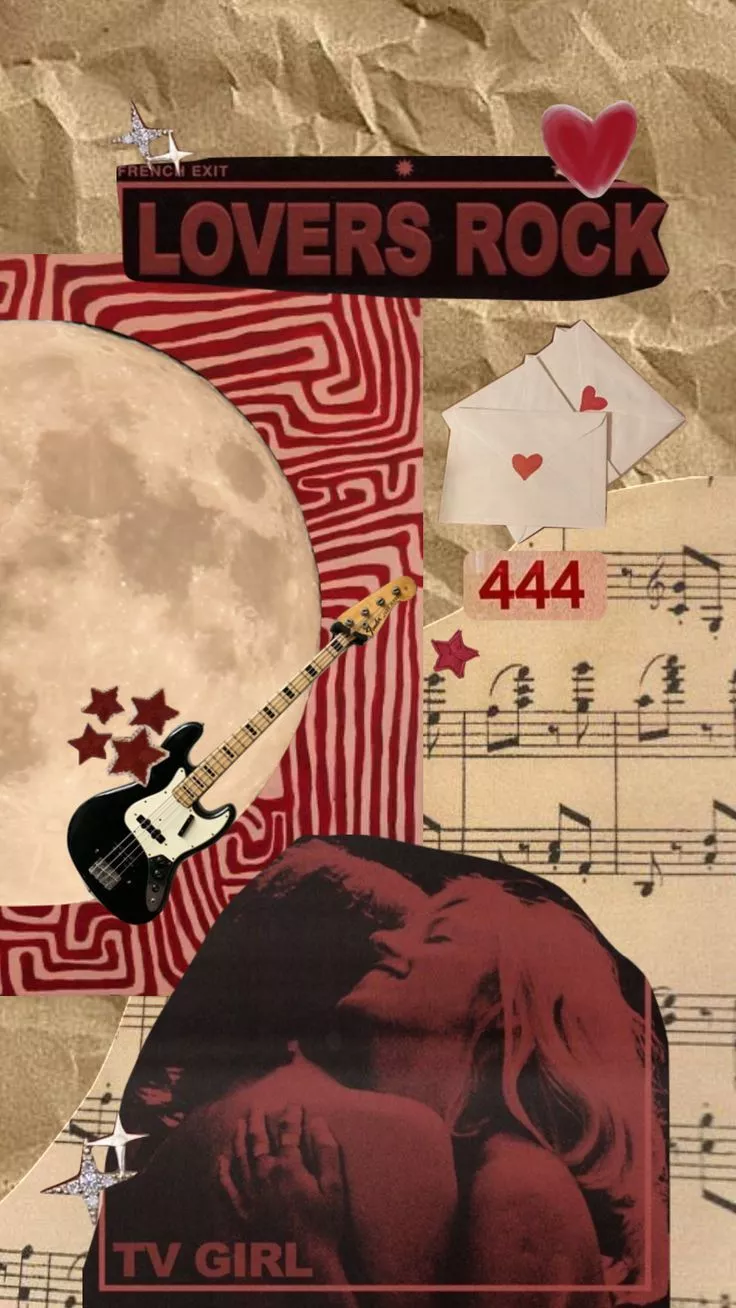 vintage #red #moodboard #collage