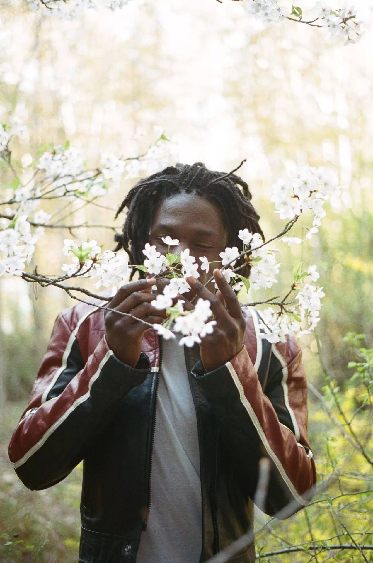 Daniel Caesar Smelling Flowers