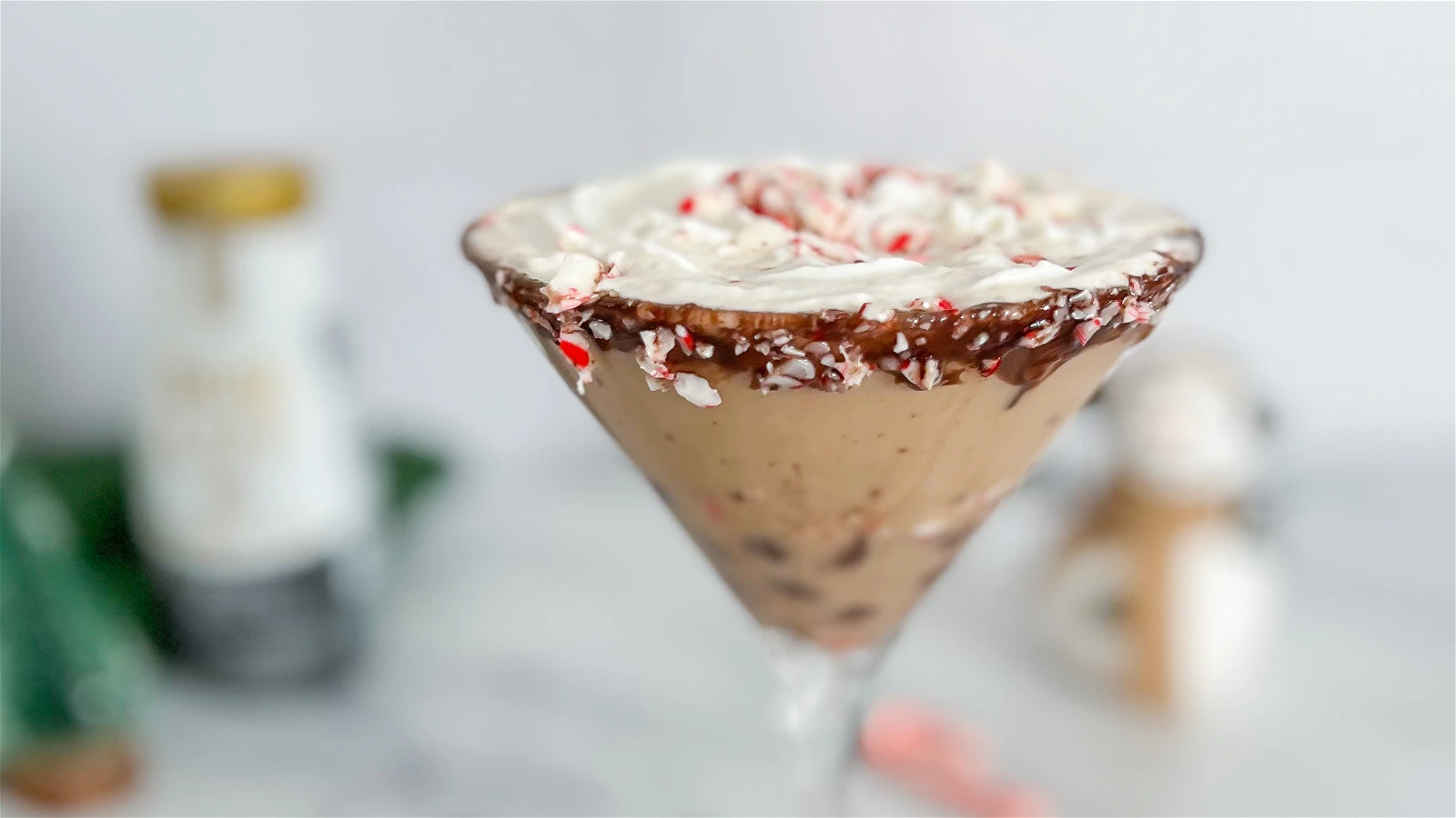Boba Milk Tea Peppermint Mocha Martini