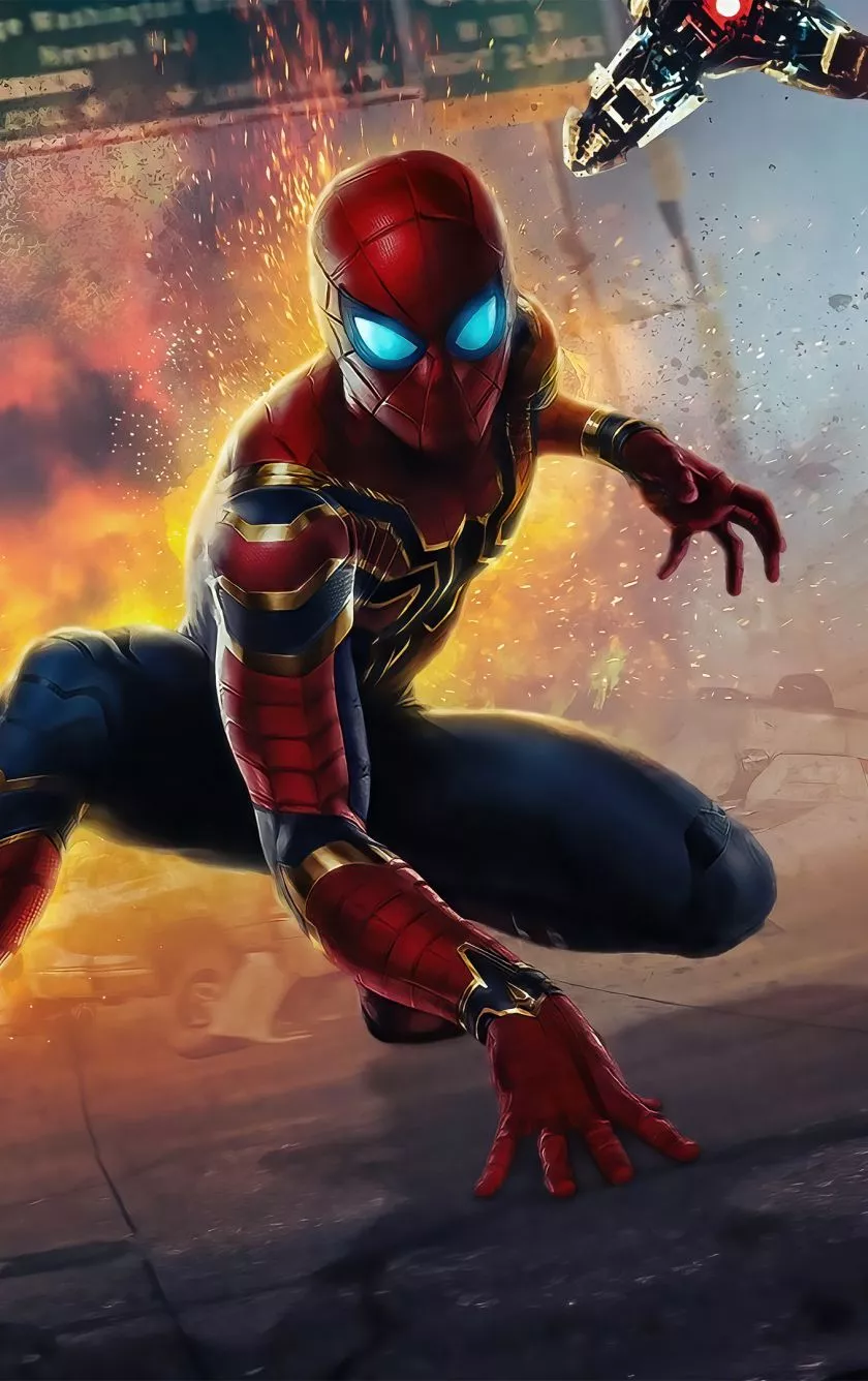Download Wallpaper 840x1336 Spider Man