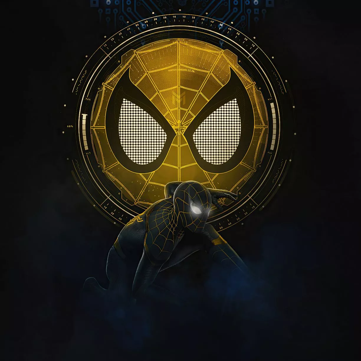 Movie Poster, Dark, Spider Man
