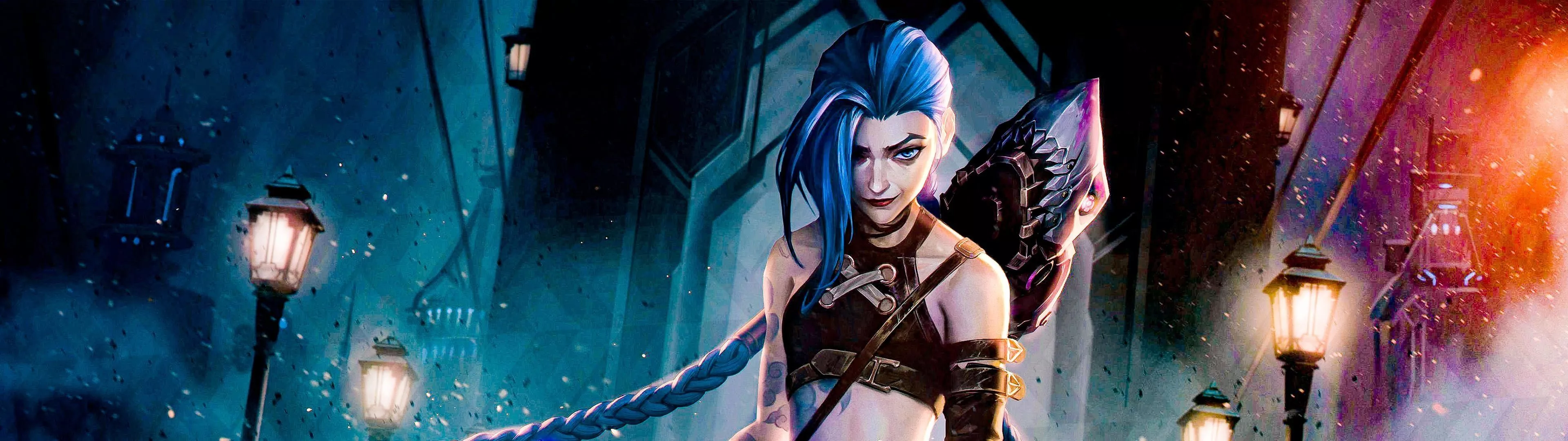 Jinx Wallpaper 4K, Badass, Arcane