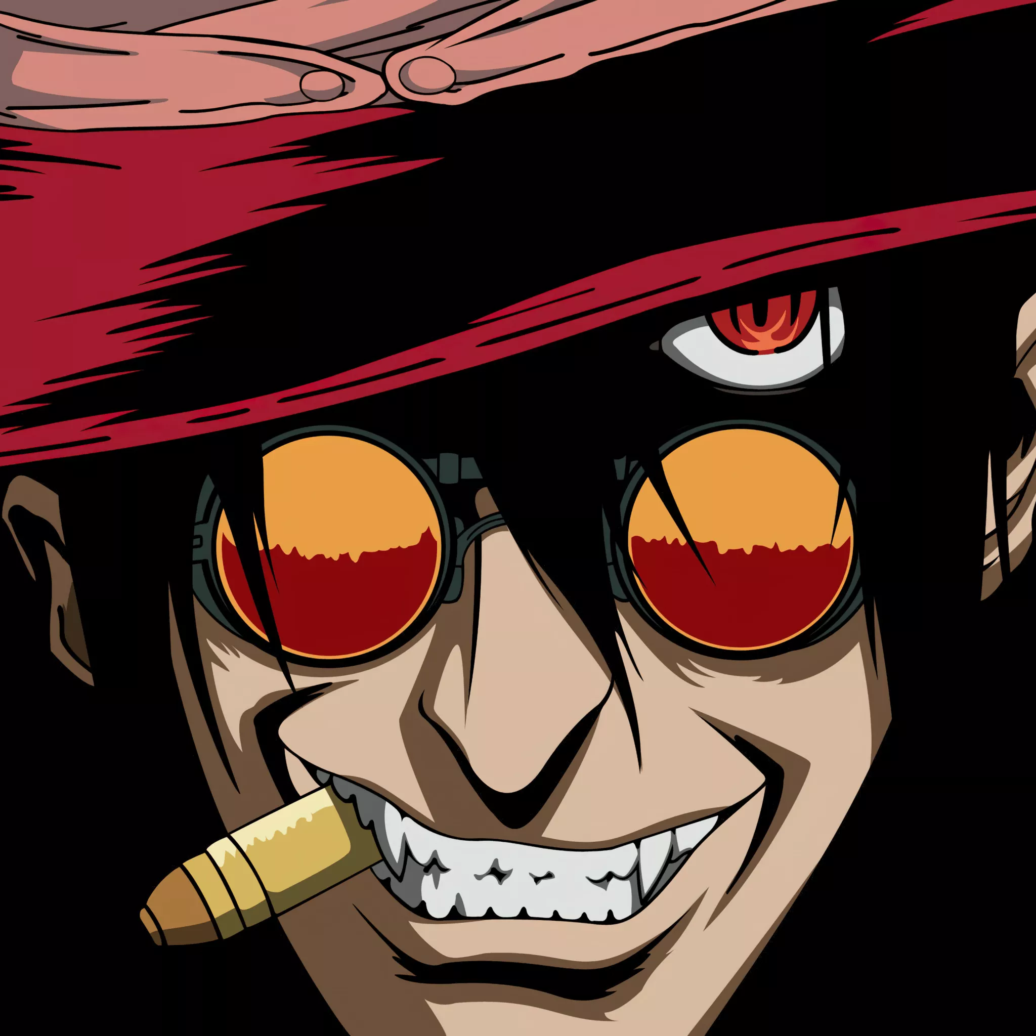 Alucard Wallpaper 4K, Artwork, Hellsing