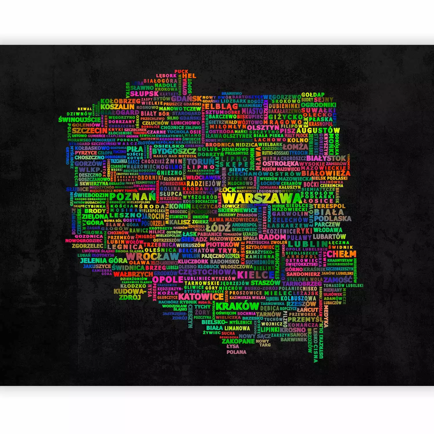 Wall Mural The map of Poland