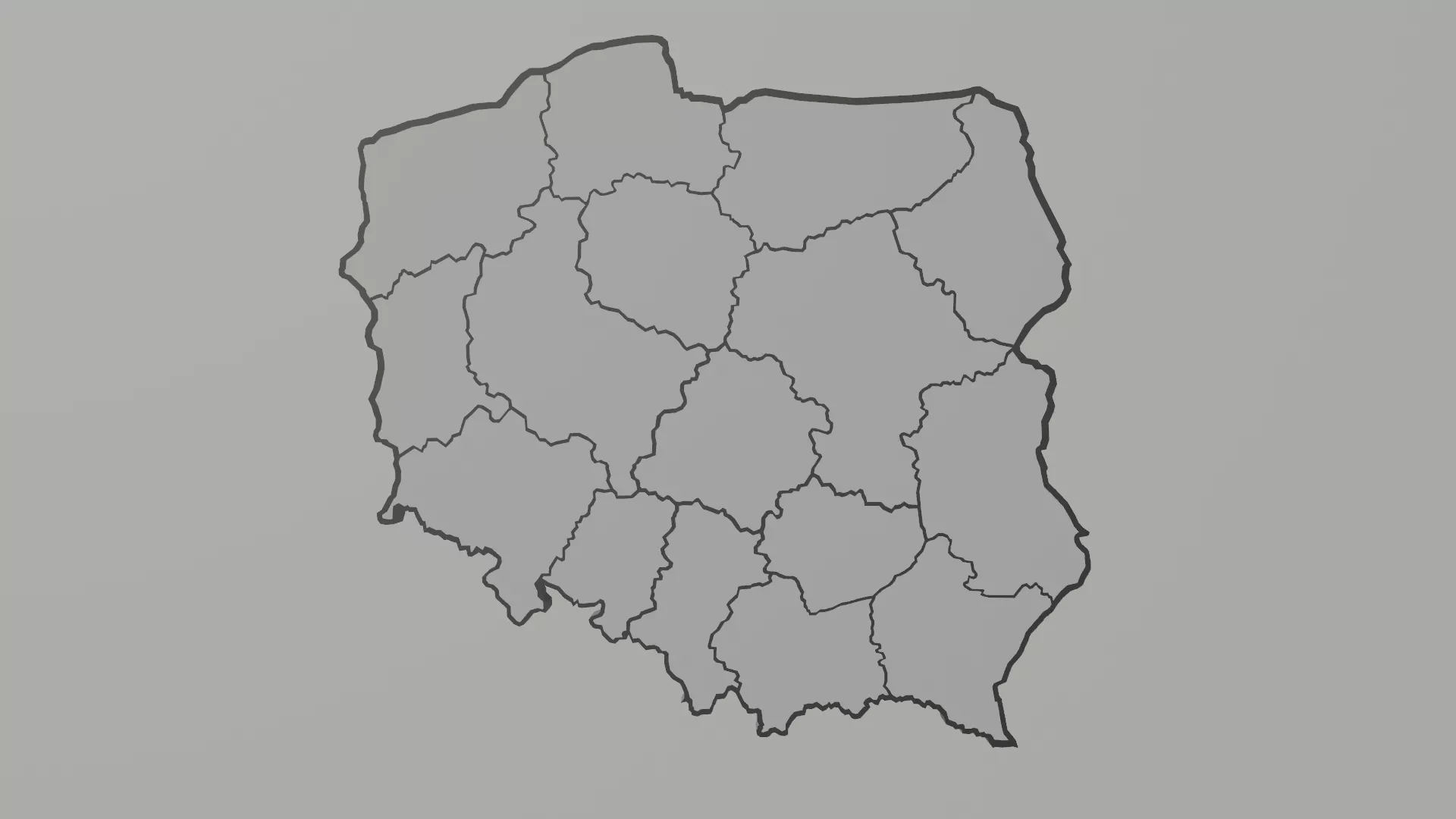 Political Map of Poland