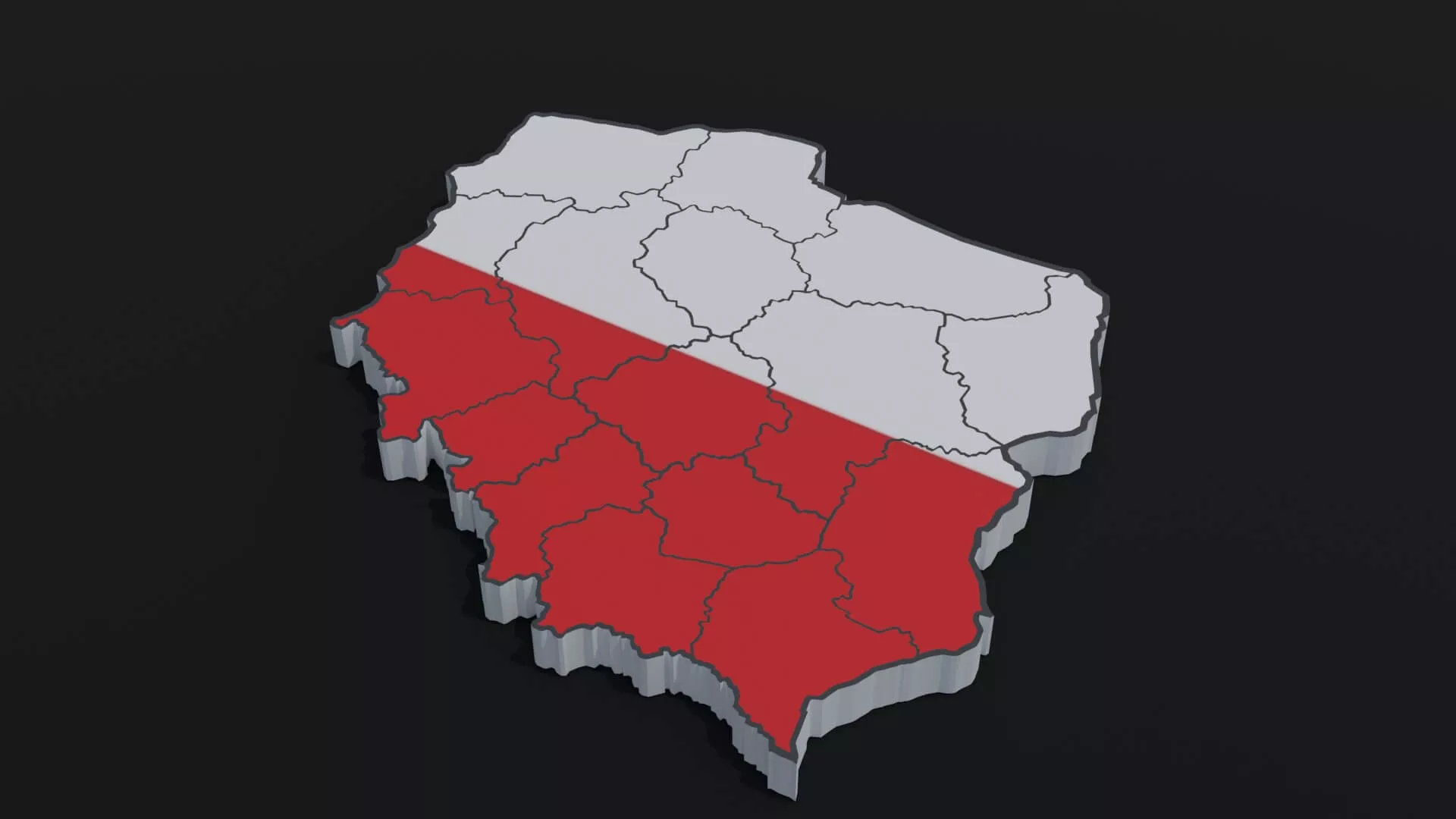 Political Map of Poland