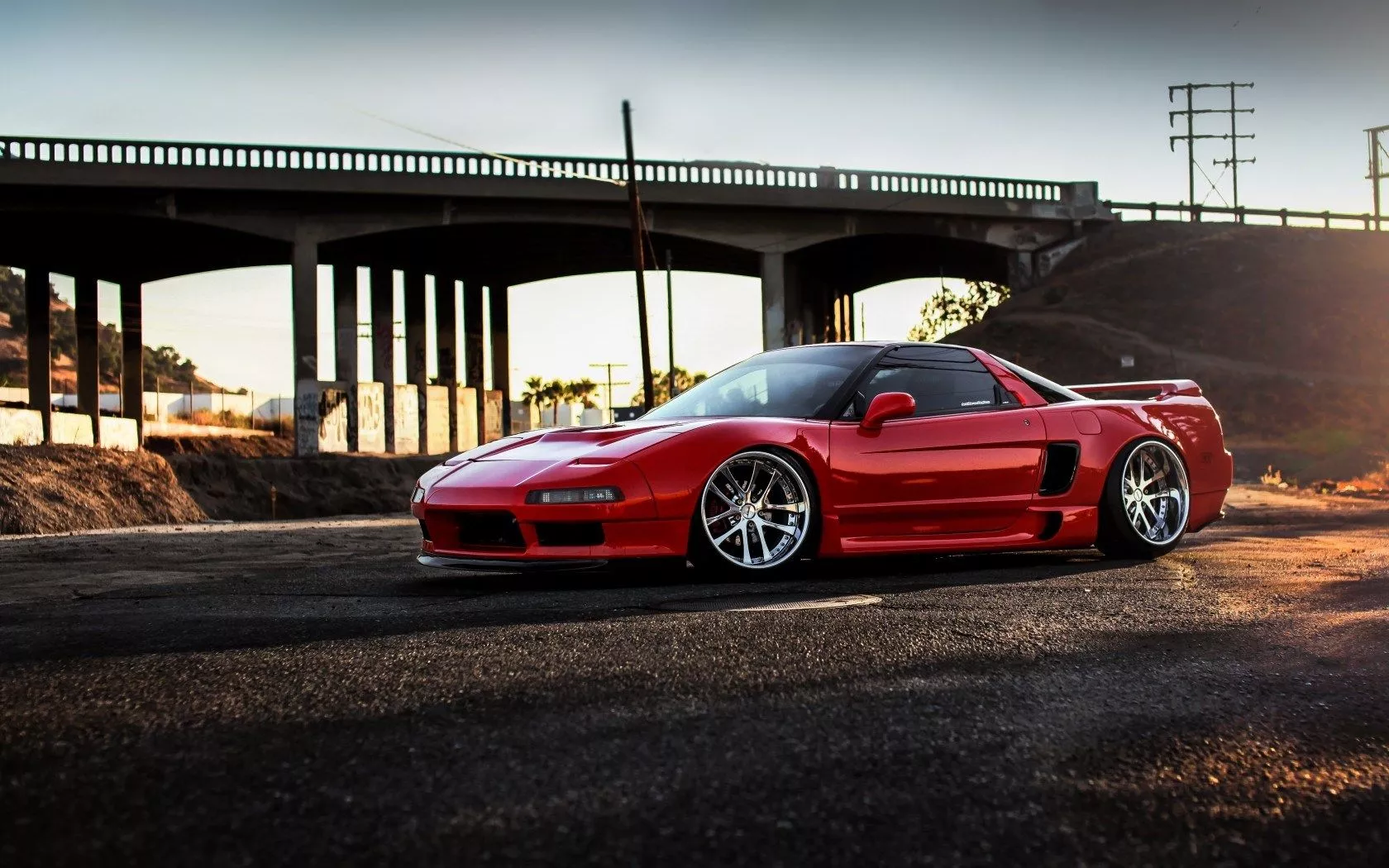 Honda NSX Red Hd Wallpaper