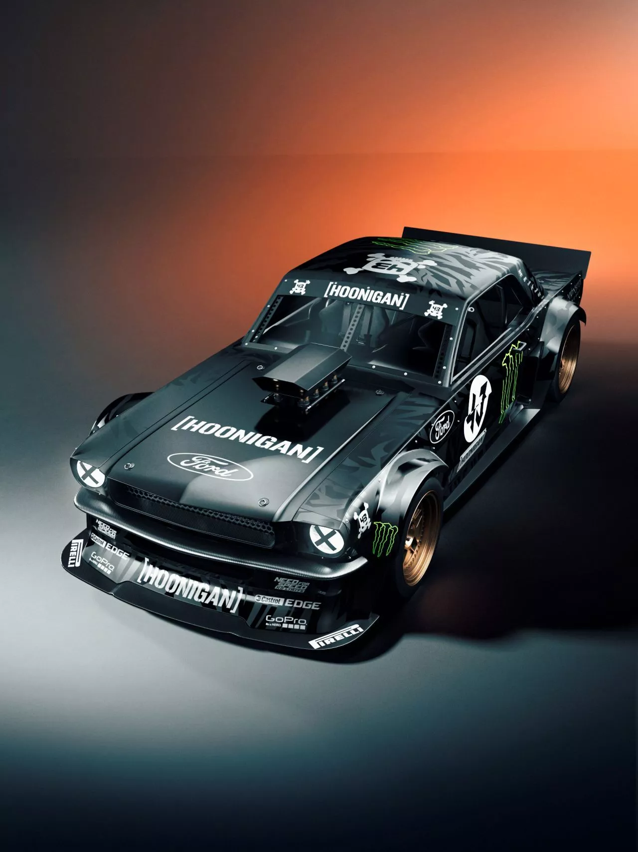 Cool Hoonicorn Ford Mustang 3D Model