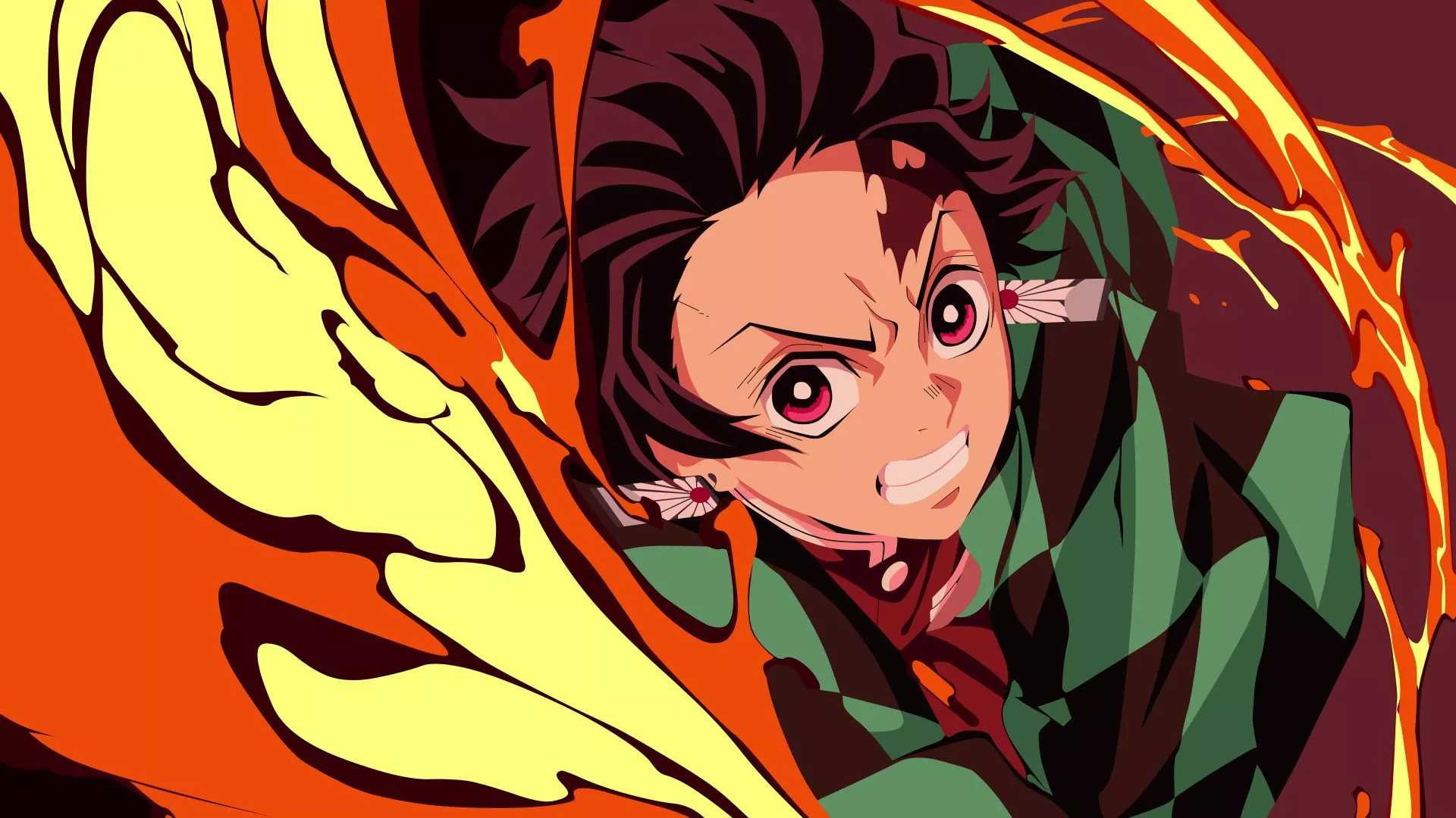 Tanjiro Kamado Cool Art Demon Slayer Wallpaper, HD Artist 4K Wallpaper, Image and Background