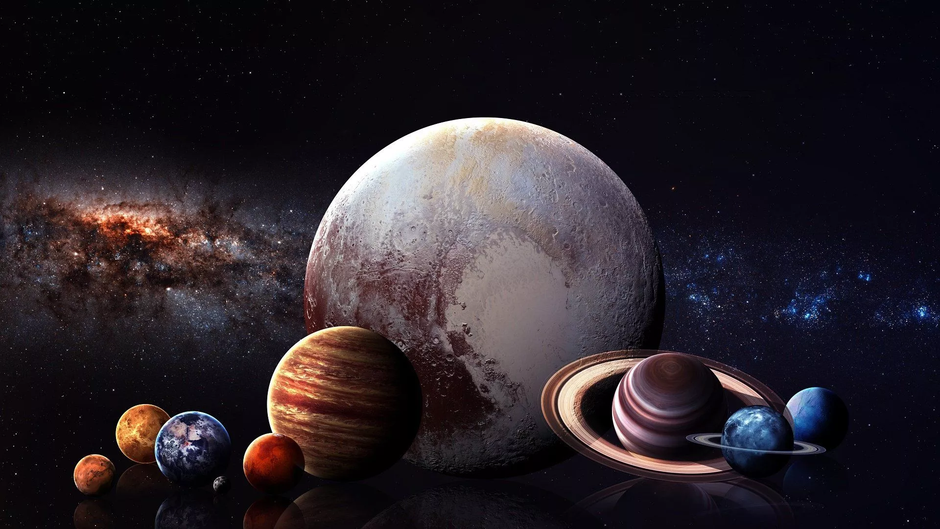 Solar System Sci Fi HD Wallpaper
