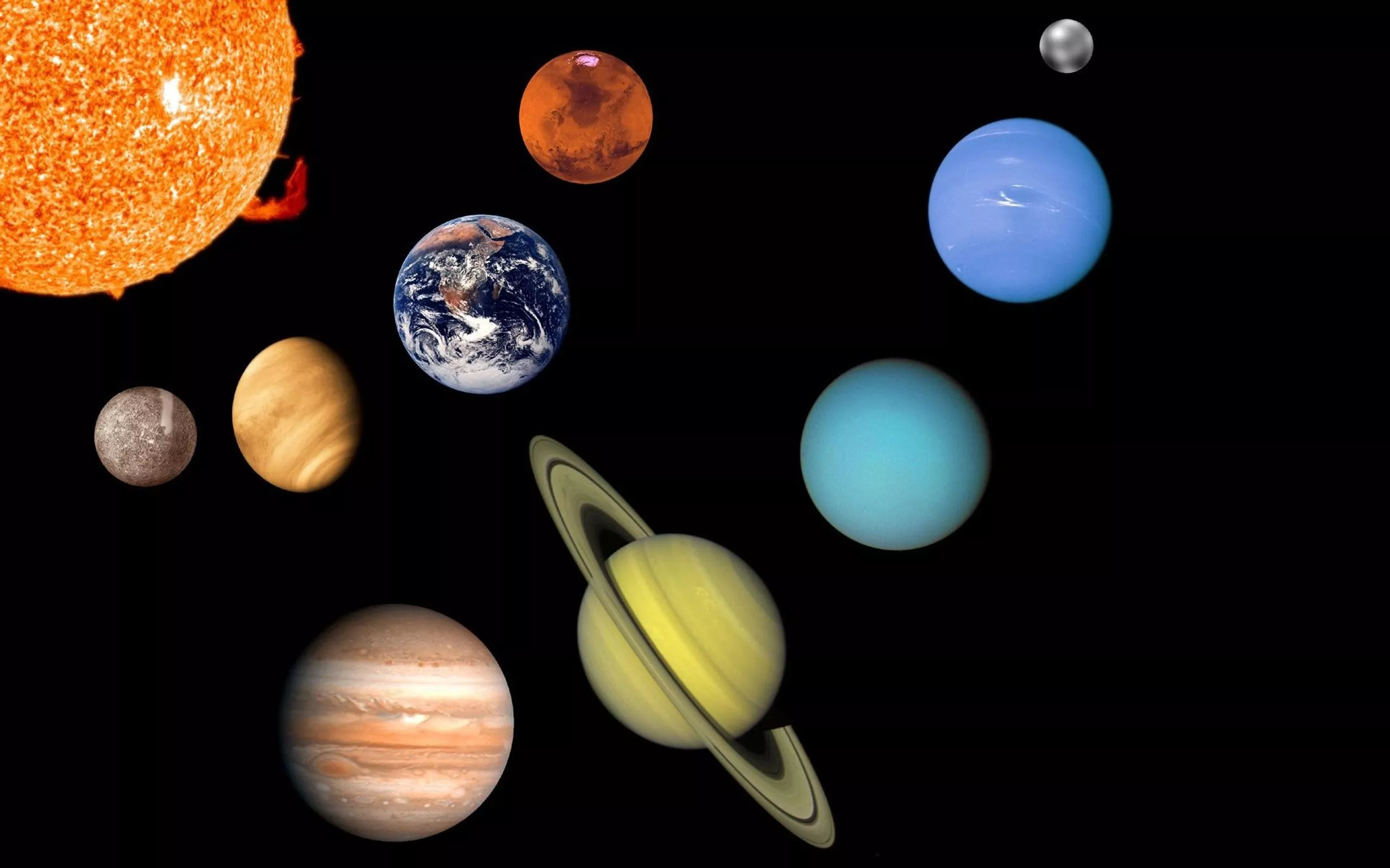 Sci Fi Solar System HD Wallpaper