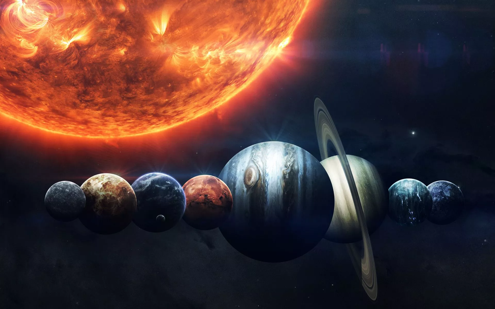 Solar System HD Wallpaper