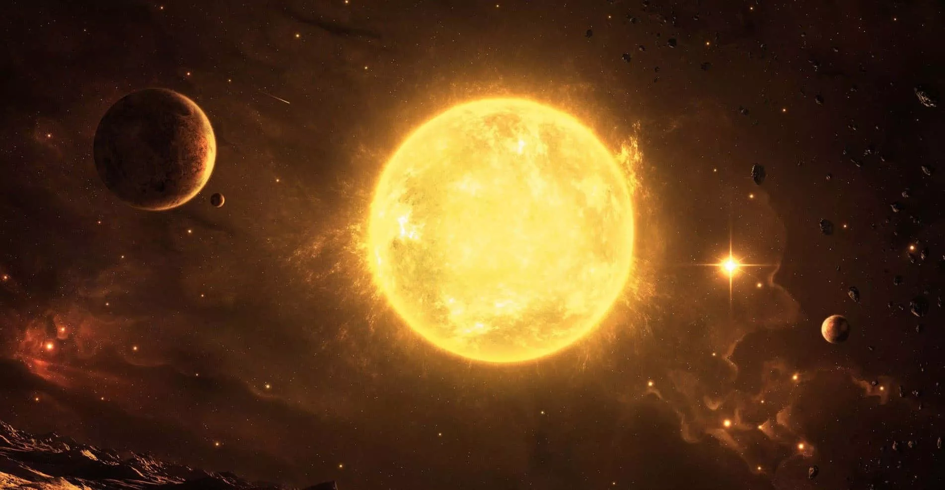 Solar System Background