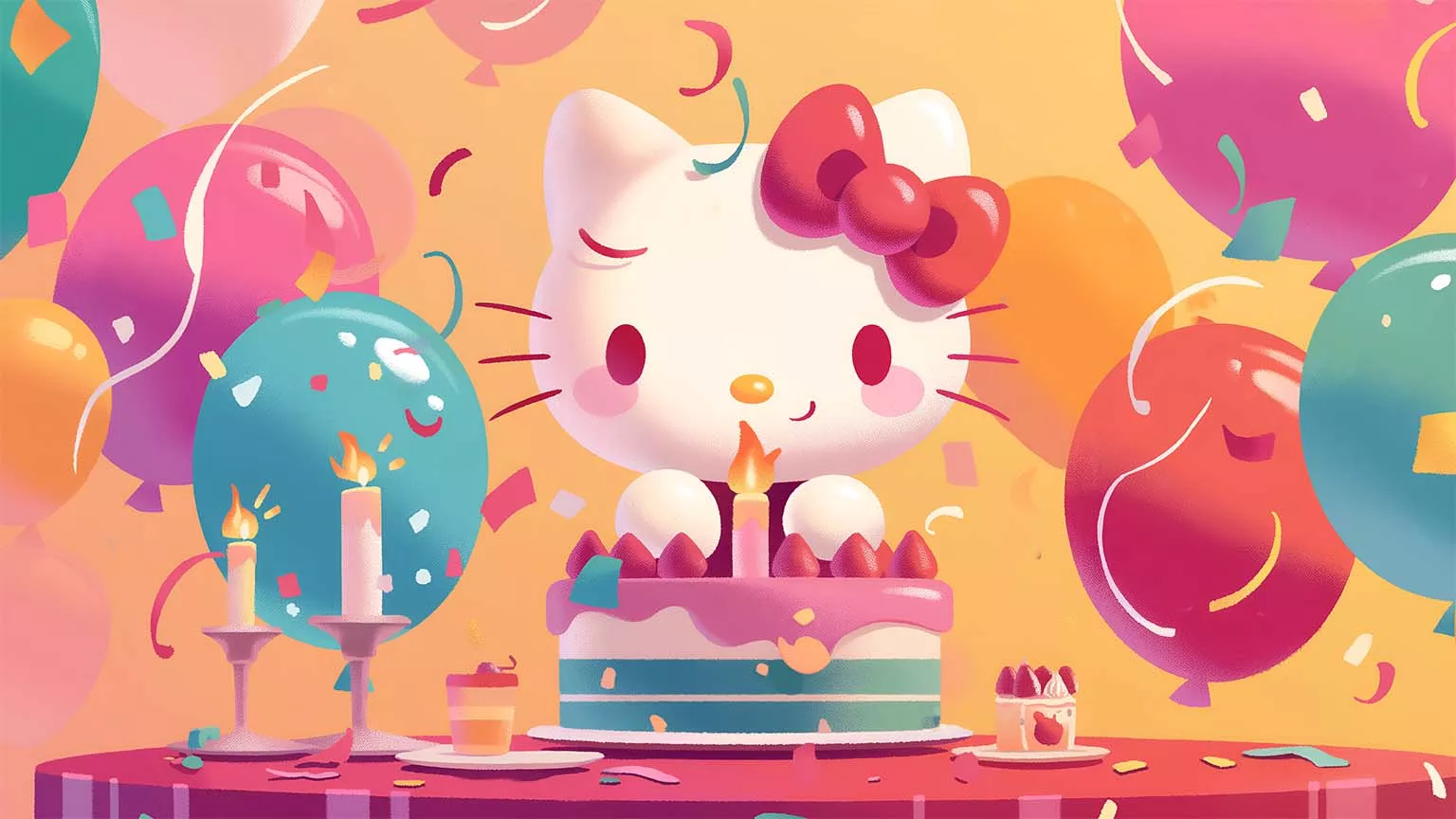 Hello Kitty Birthday Party Festive