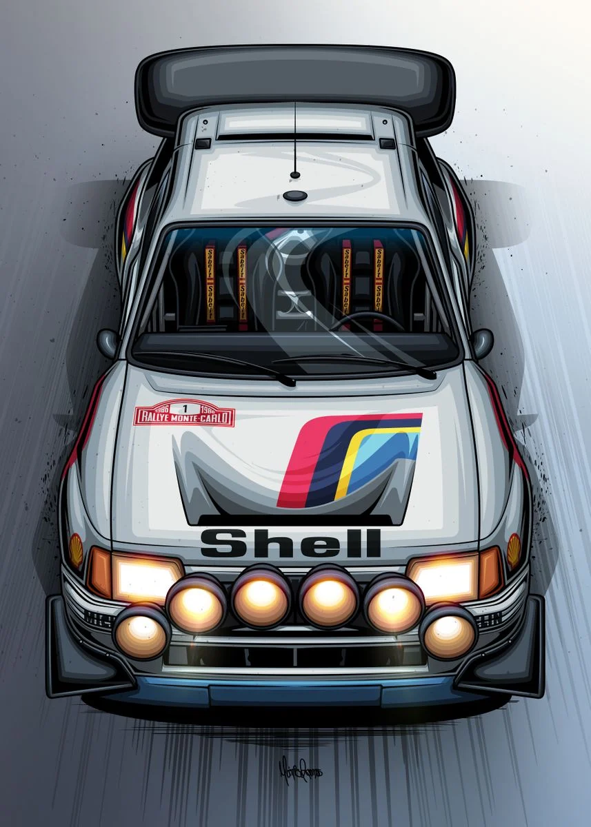 Peugeot 205 T16 Group B' Poster