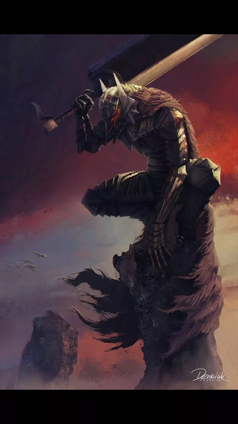 Berserk, anime, berserk mode, guts, HD phone wallpaper