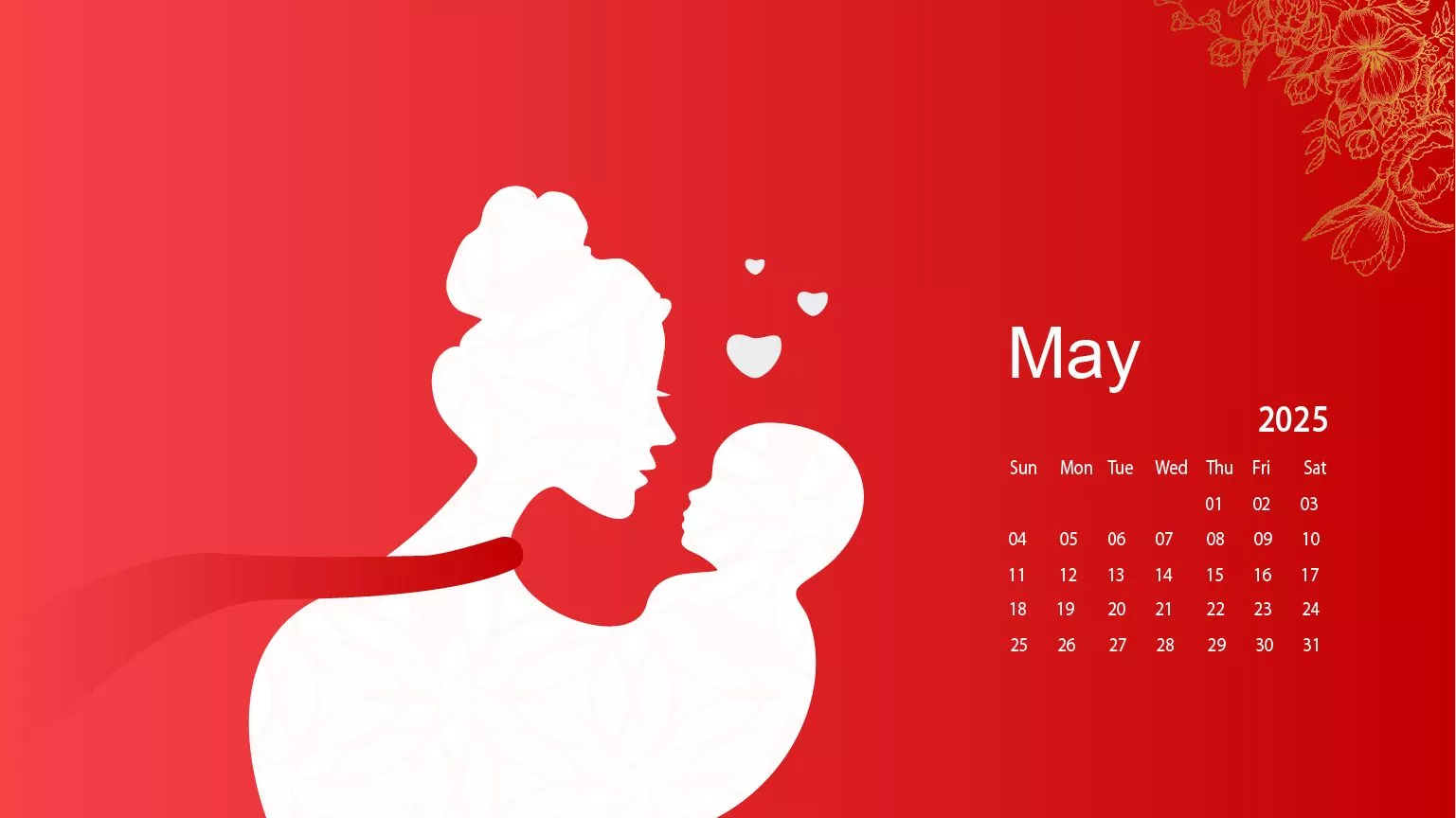 May 2025 Desktop Wallpaper Calendar