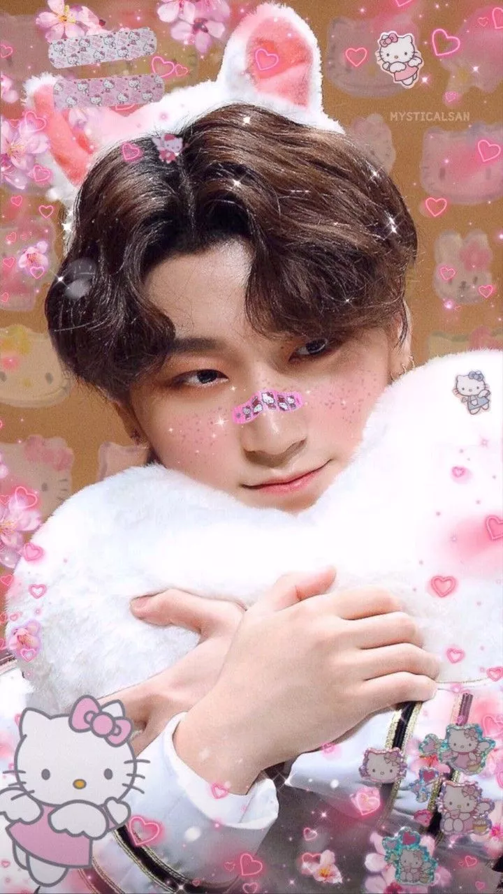 ateez san wallpaper ♡