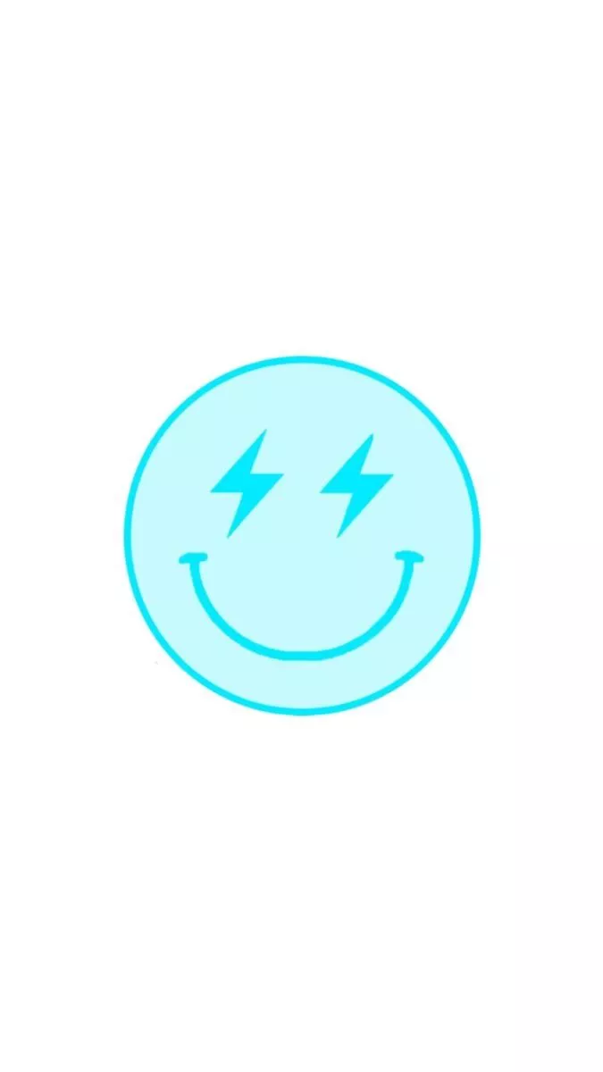 blue smiley wallpaper