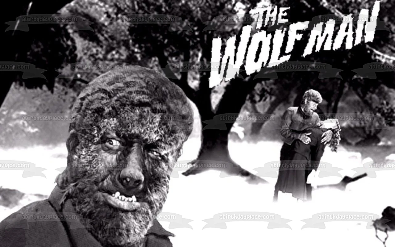 Lon Chaney Jr. Edible Cake Topper