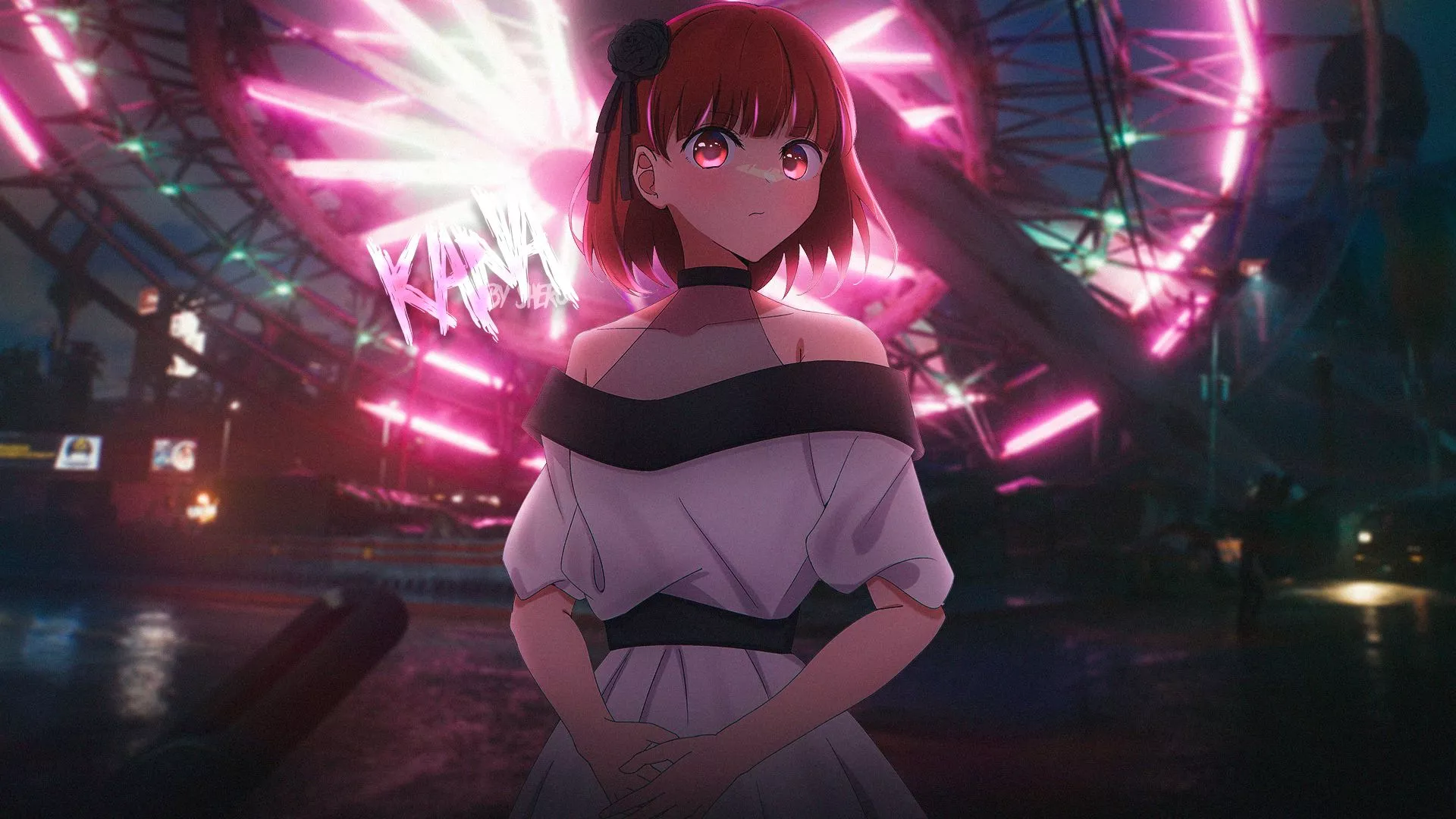 Oshi no Ko. Desktop wallpaper. 1920x1080