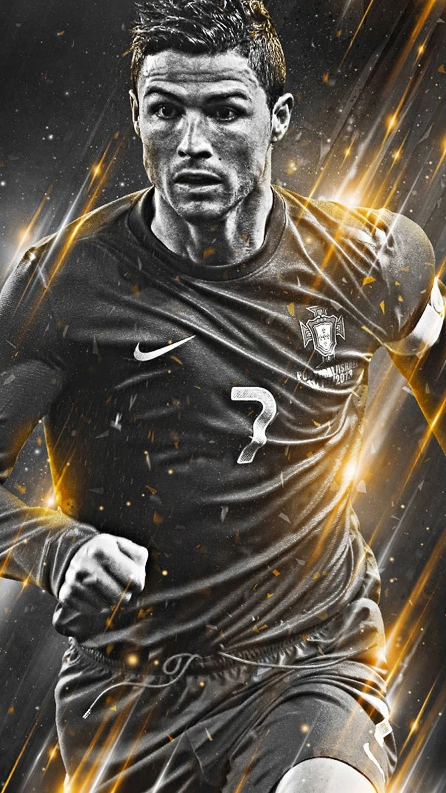 Cristiano Ronaldo playing Wallpaper 2k