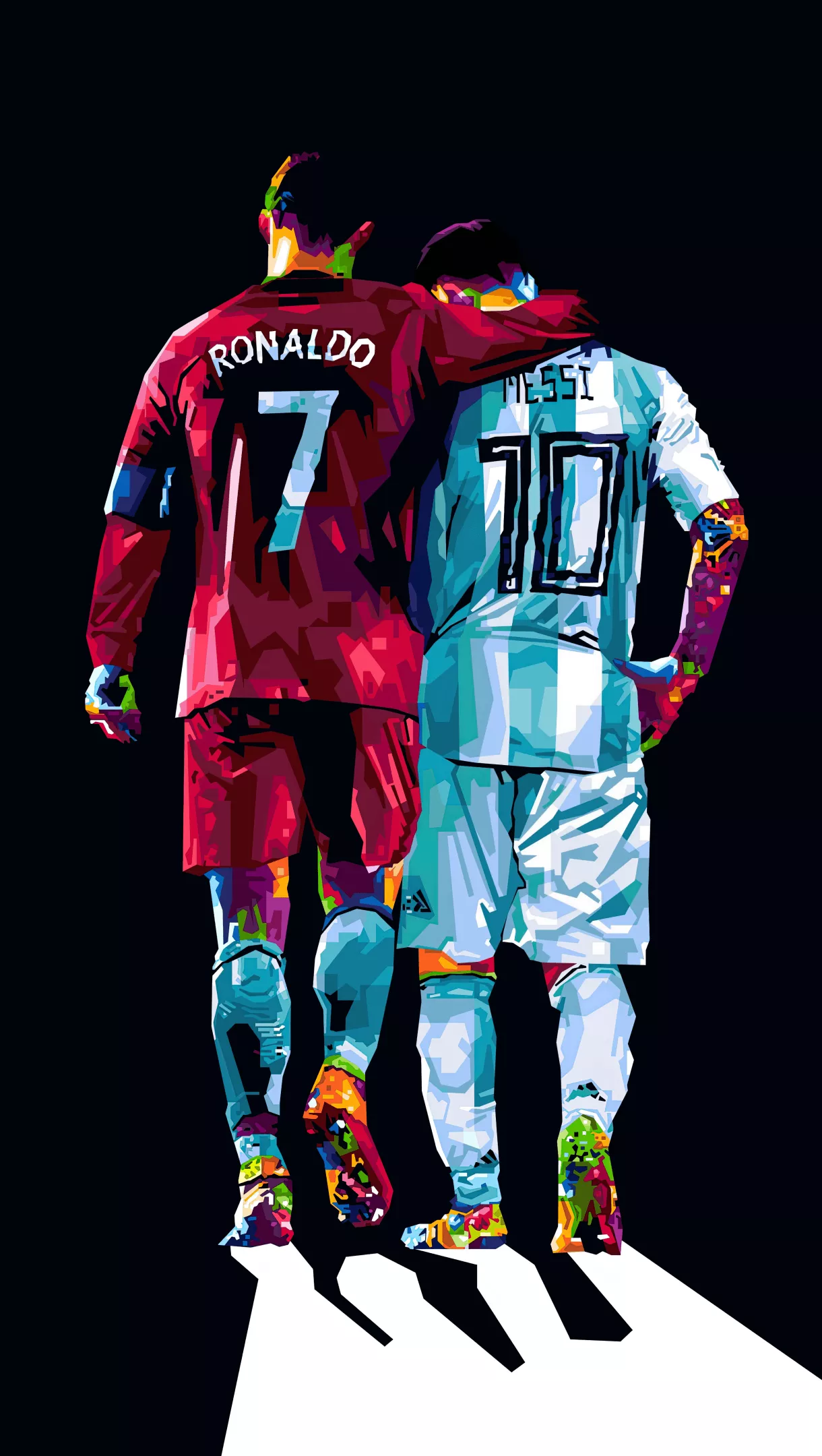 Cristiano Ronaldo Lionel Messi 4K Wallpaper
