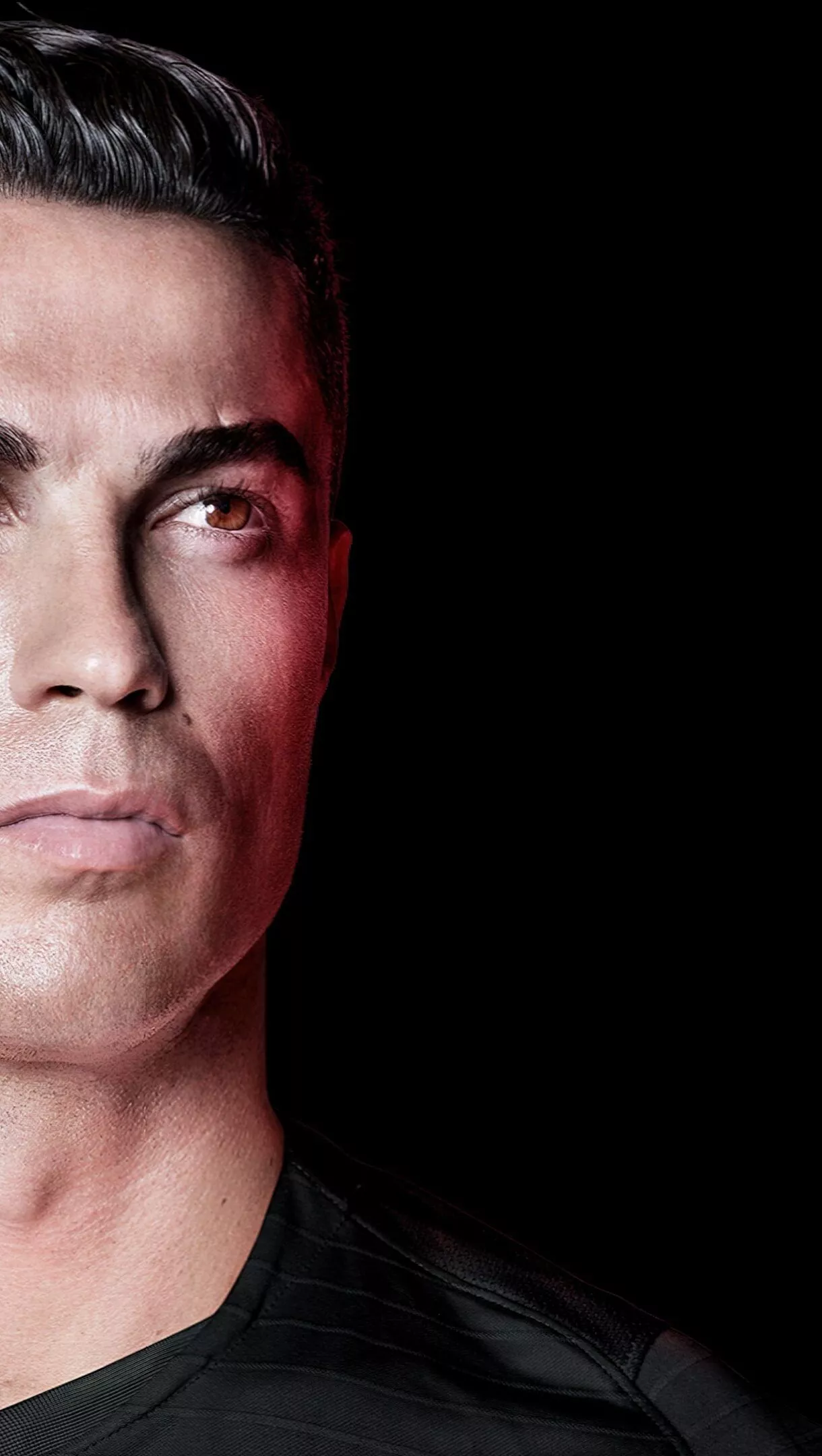 Cristiano Ronaldo Black Background 4K