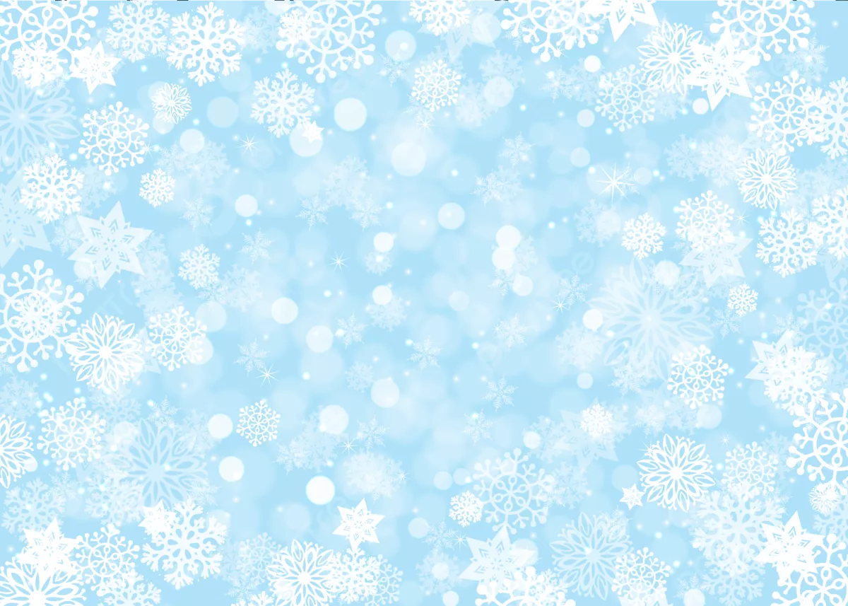 Christmas Blue Snowflake Background