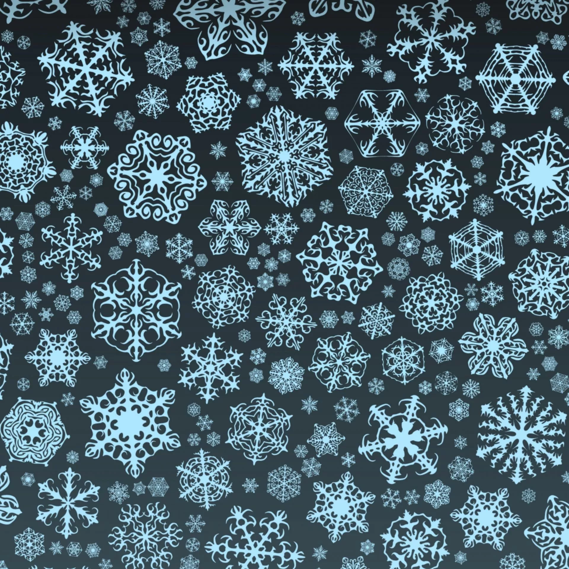 Wallpaper winter, snowflakes