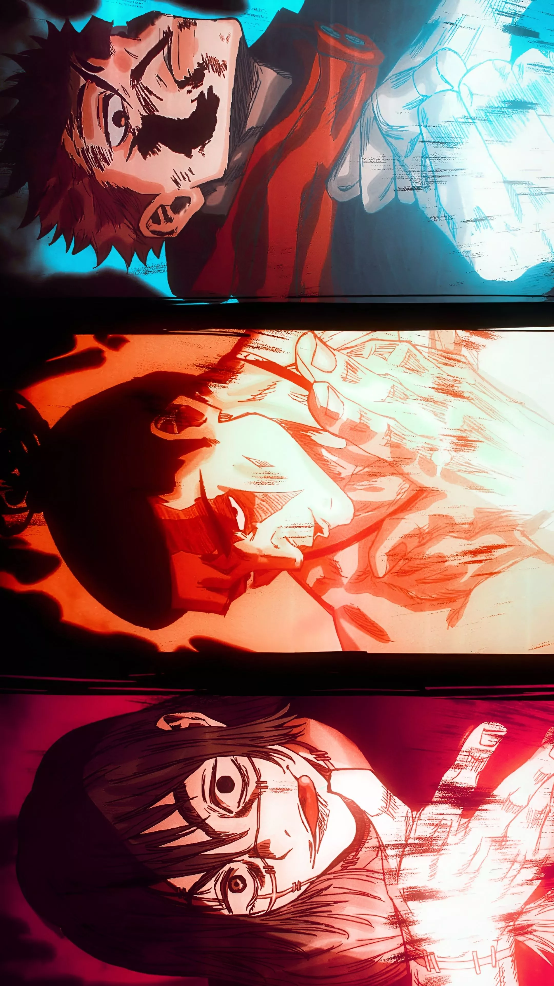 Mahito, Todo and Itadori